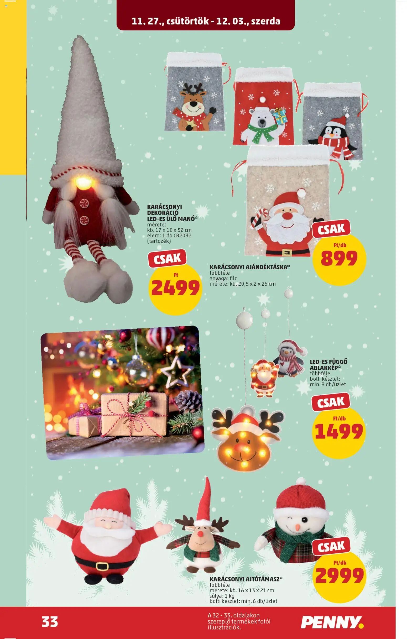PENNY akciós ujság - amely érvényes a következő dátumtól: 27.11.2025 | Oldal: 37 | Termékek: Dekoráció