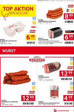 Transgourmet Flugblatt ab 26.10.2025 gültig | Seite: 11