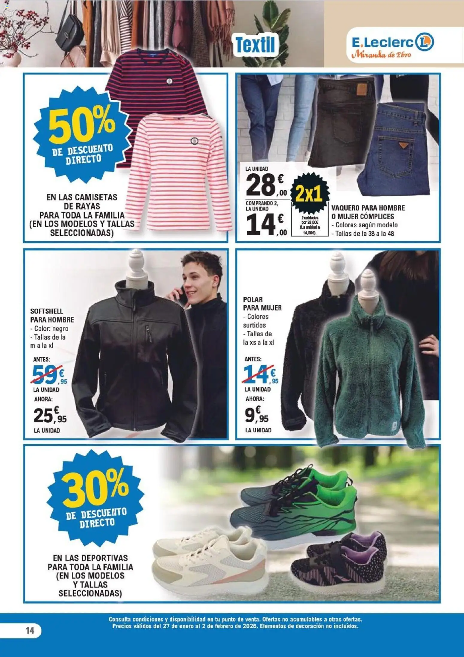 E.Leclerc folleto │ válido desde el 27.01.2026 | Página: 14