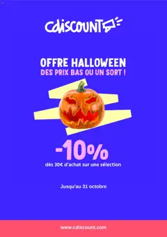 Cdiscount - Prévisualisation de Cdiscount catalogue valide à partir de 16.10.2025