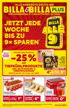 Vorschau von dem Prospekt - Billa Flugblatt - Kärnten gültig ab 17.07.2025