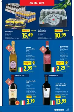 Lidl Aktionen – gültig ab 18.09.2025 | Seite: 25 | Produkte: Duft, Mineralwasser, Pasta