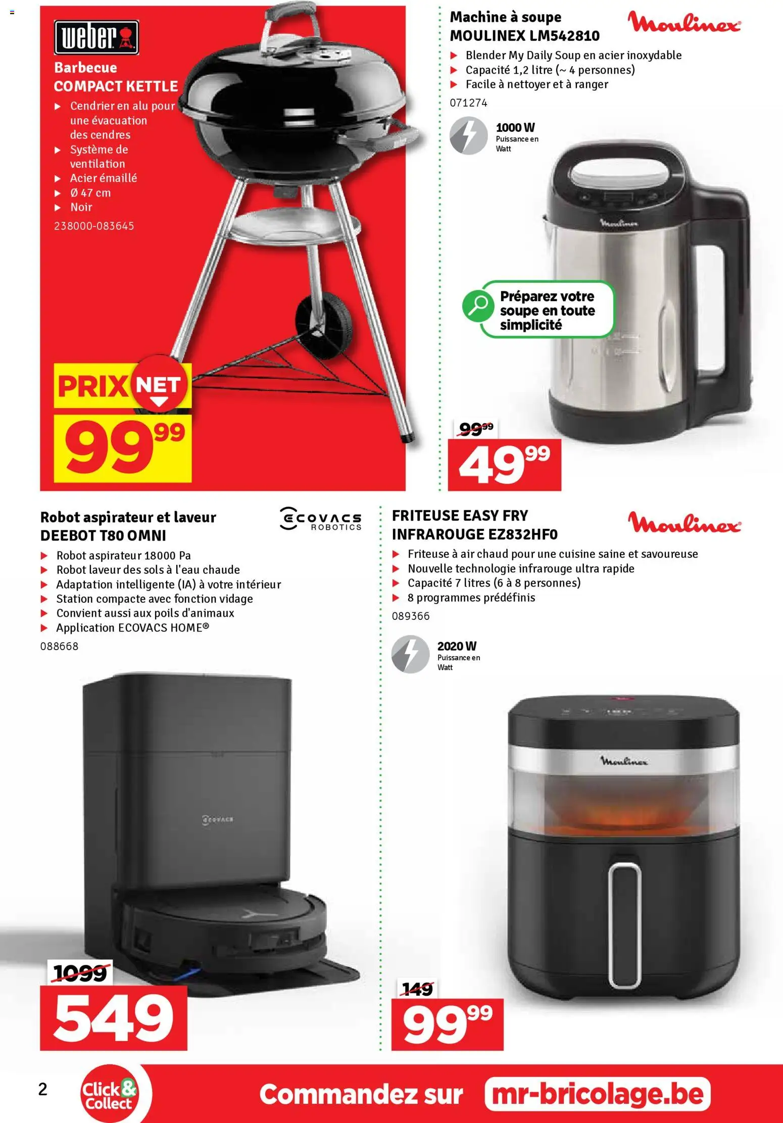 {H1} | Pagina: 2 | Producten: Blender, Robot, Friteuse