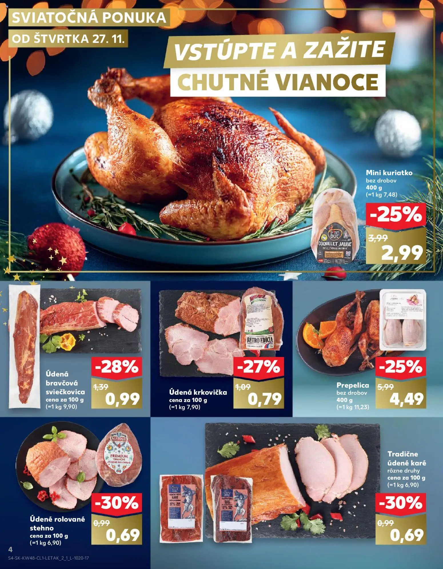 Kaufland SK akciós ujság - amely érvényes a következő dátumtól: 27.11.2025 | Oldal: 4