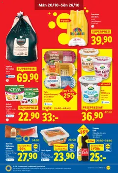 Lidl - erbjudanden - Förhandsvisning av reklamblad från butik Lidl aktuell från 20.10.2025 | Sida: 7 | Produkter: Fläsk, Persika, Bönor, Kvarg