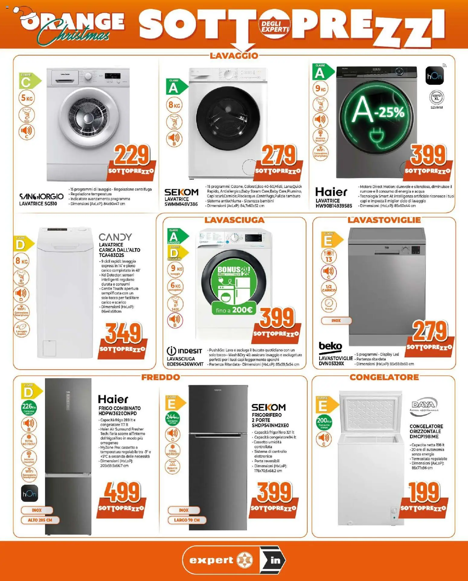 Volantino Ipercoop del 12.12.2025 | Pagina: 6 | Prodotti: Acqua, Lavatrice, Smartphone, Frigorifero