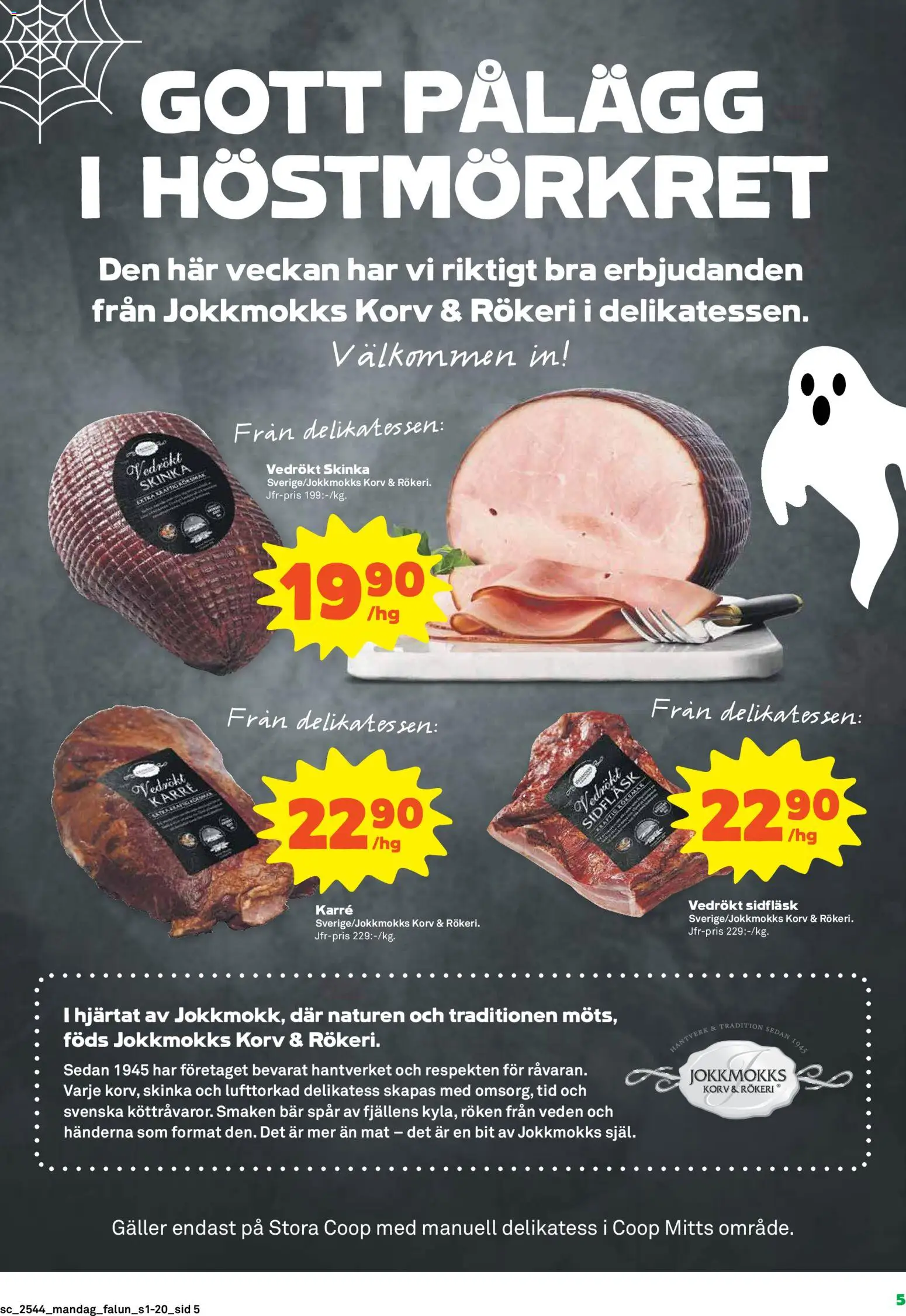 Stora Coop reklamblad aktuell från 27.10.2025 | Sida: 5 | Produkter: Galler, Skinka