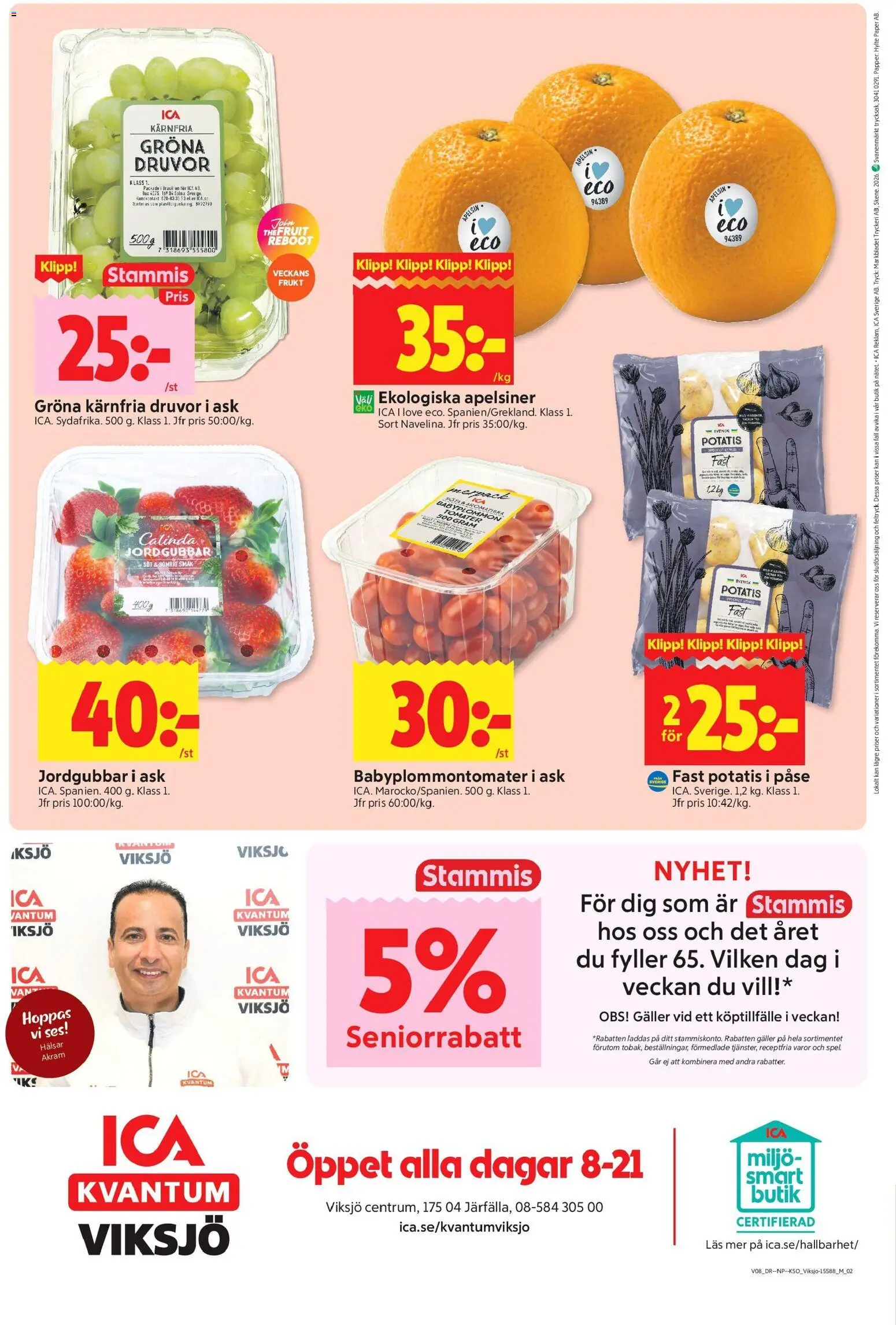 ICA Kvantum reklamblad aktuell från 16.02.2026 | Sida: 10