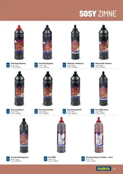 Pogląd oferty "Makro gazetka - Produktów marek własnych dla profesjonalnej Gastronomii" - ważna od 01.03.2026 | Strona: 63 | Produkty: Ketchup, Sos czosnkowy, Musztarda, Sos