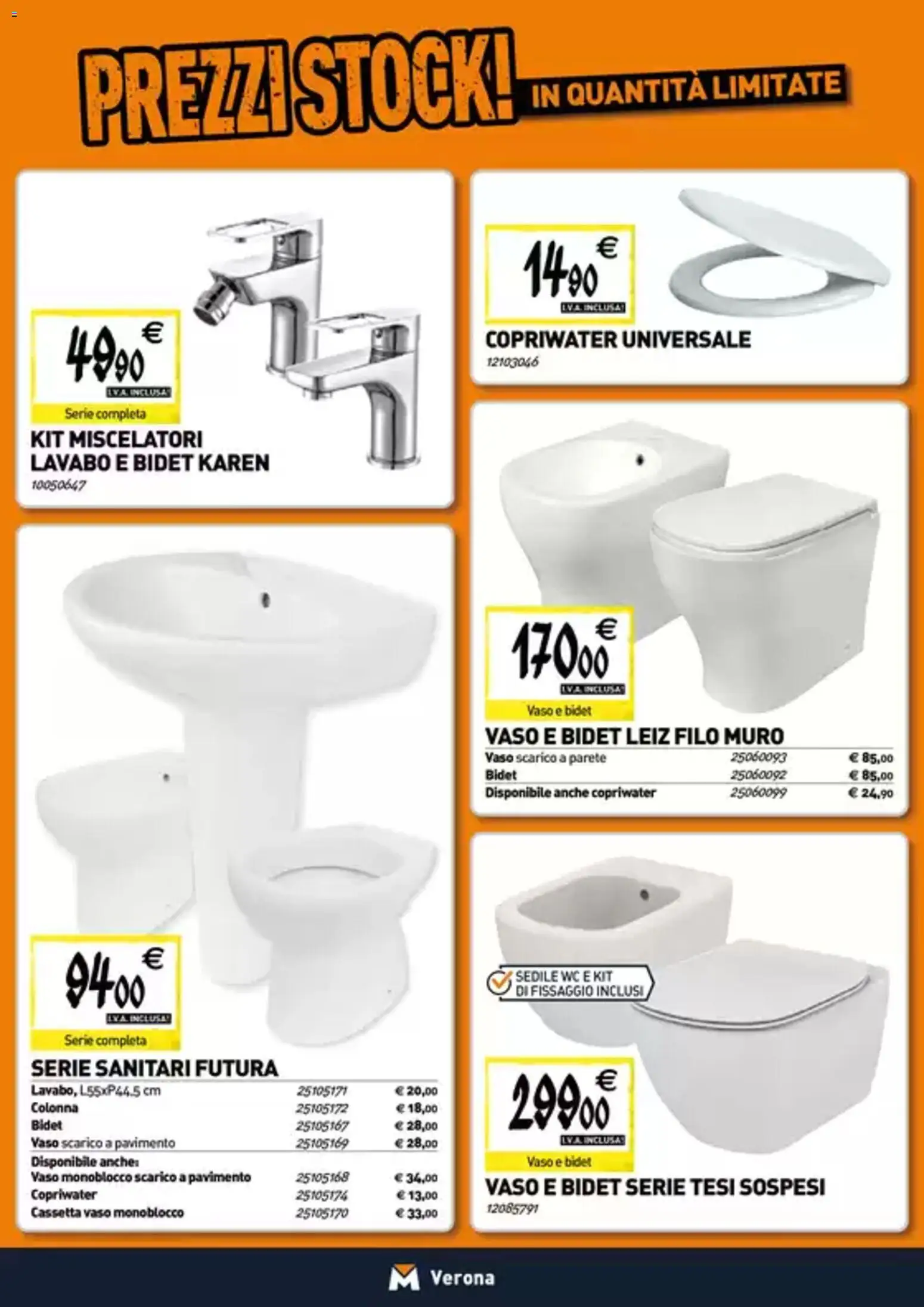 Volantino TECNOMAT del 22.01.2026 | Pagina: 4 | Prodotti: Pavimento, WC, Vaso