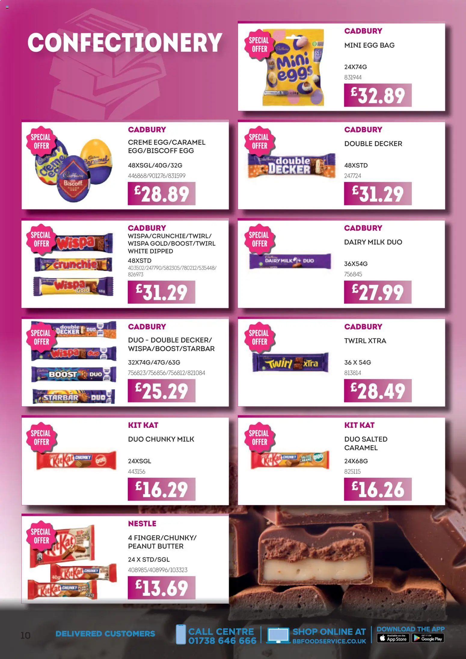 {H1} | Page: 10 | Products: Milk, Butter, Agrafeuse, Peanut butter