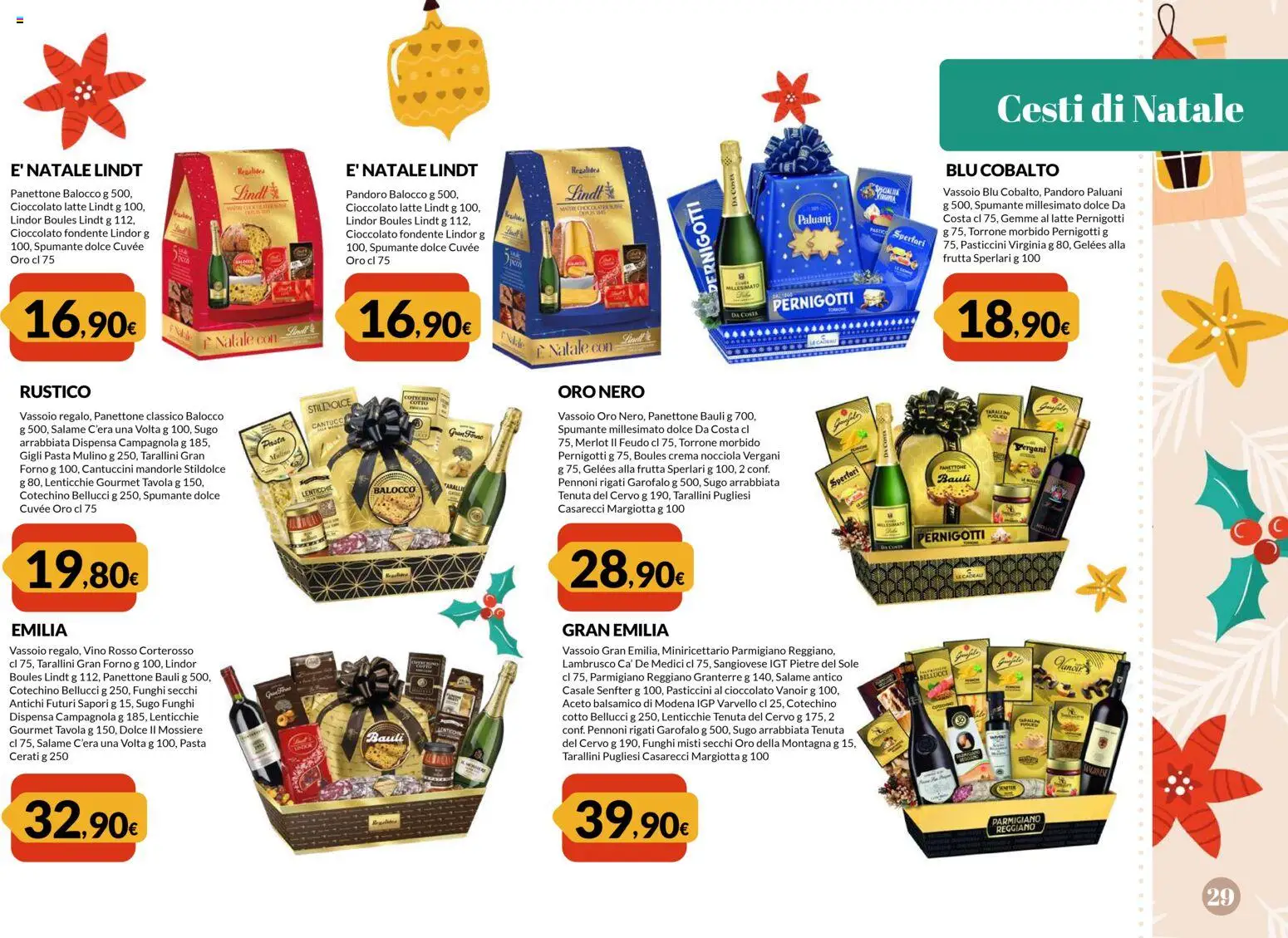 Volantino Galassia del 24.11.2025 | Pagina: 29 | Prodotti: Lenticchie, Vino, Pandoro, Forno