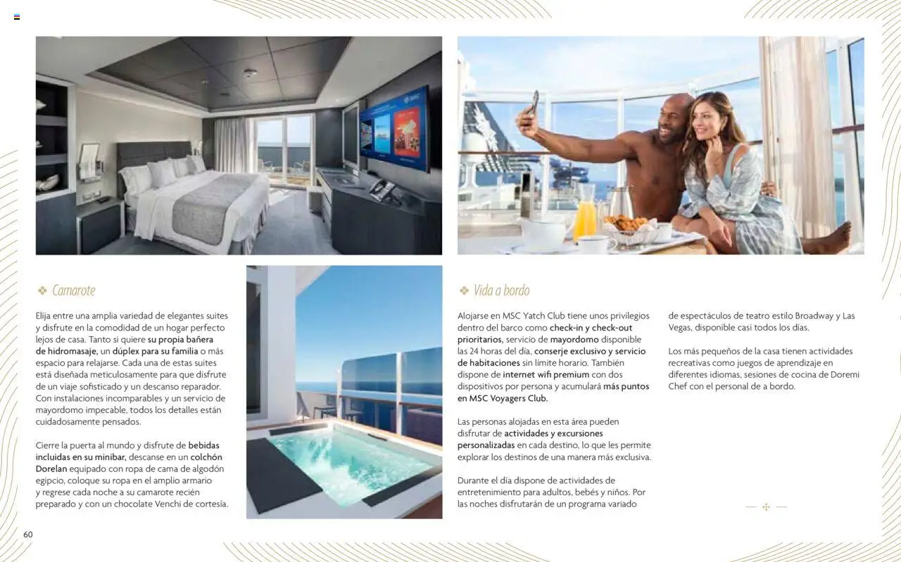 Viajes El Corte Inglés Cruceros de lujo │ válido desde el 01.01.2025 | Página: 61 | Productos: Chocolate, Colchon, Ropa, Armario