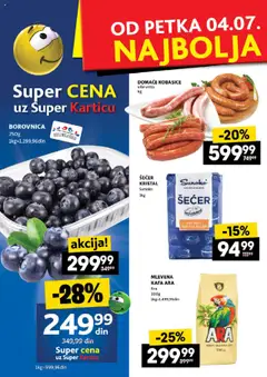 Idea katalog - važi od 03.07.2025 | Strana: 2 | Proizvode: Šećer kristal, Šećer, Borovnica, Kafa