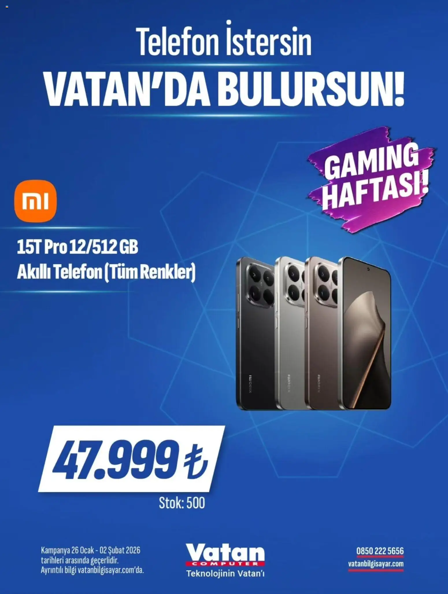 Vatan Bilgisayar İndirim - 26.01.2026 tarihinden itibaren geçerlidir | Sayfa: 30 | Ürünler: Telefon, Akıllı telefon, Ocak