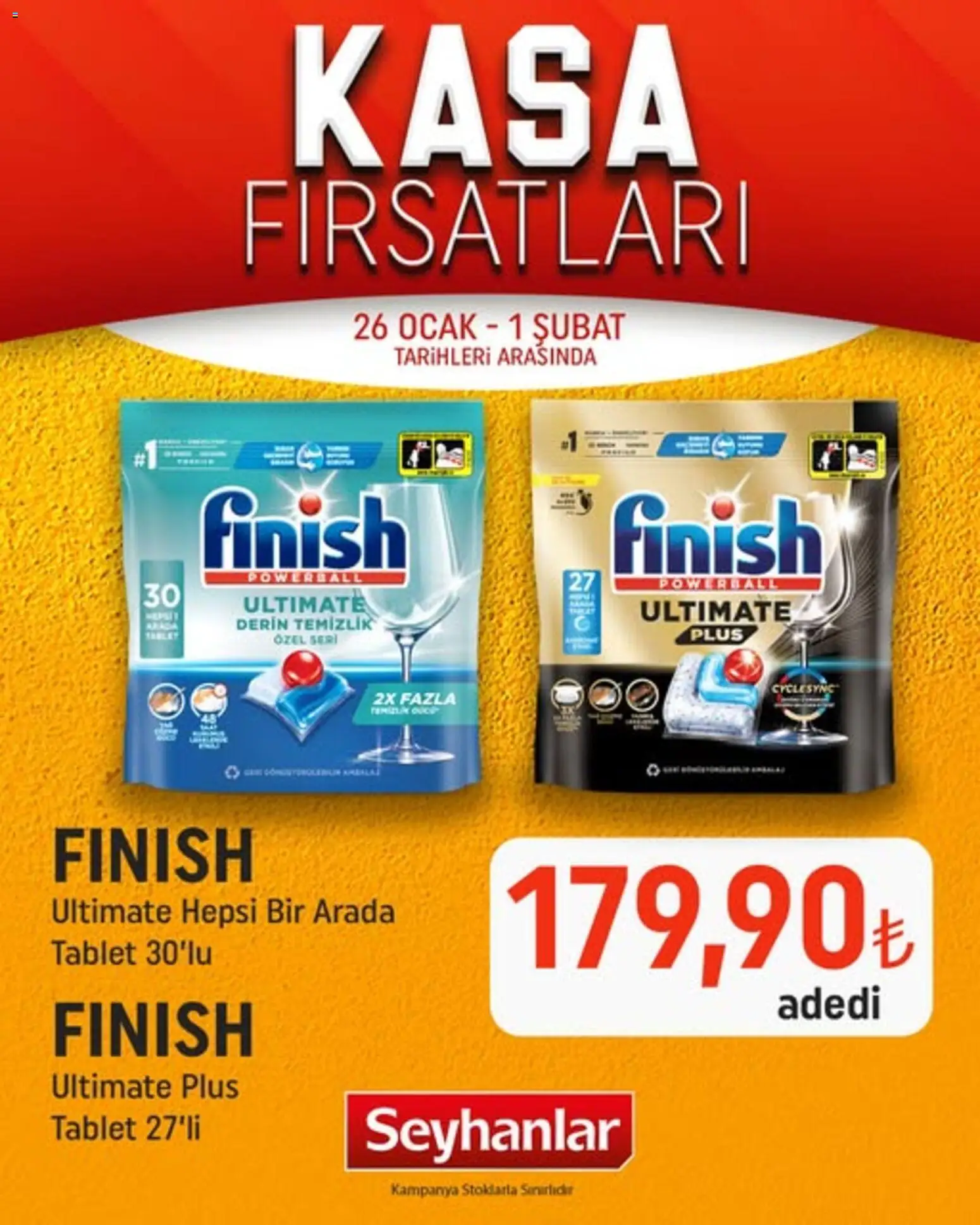Seyhanlar Market Katalog Kasa Fırsatları - 26.01.2026 tarihinden itibaren geçerlidir | Sayfa: 1 | Ürünler: Tablet, Kasa, Ocak