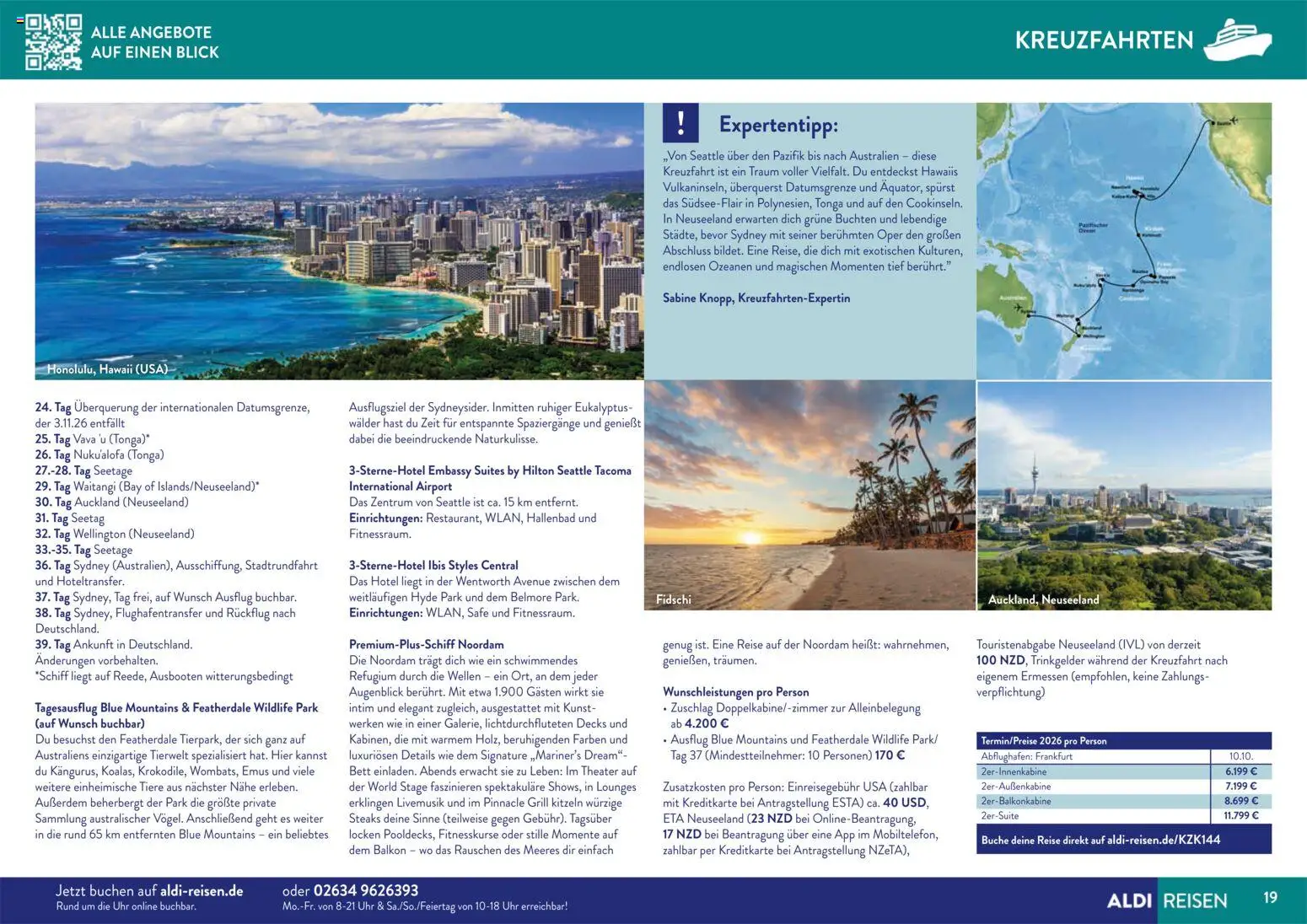 Aldi Reisen Traumreisen – gültig ab 01.11.2025 | Seite: 19 | Produkte: Grill, Bett, Uhr