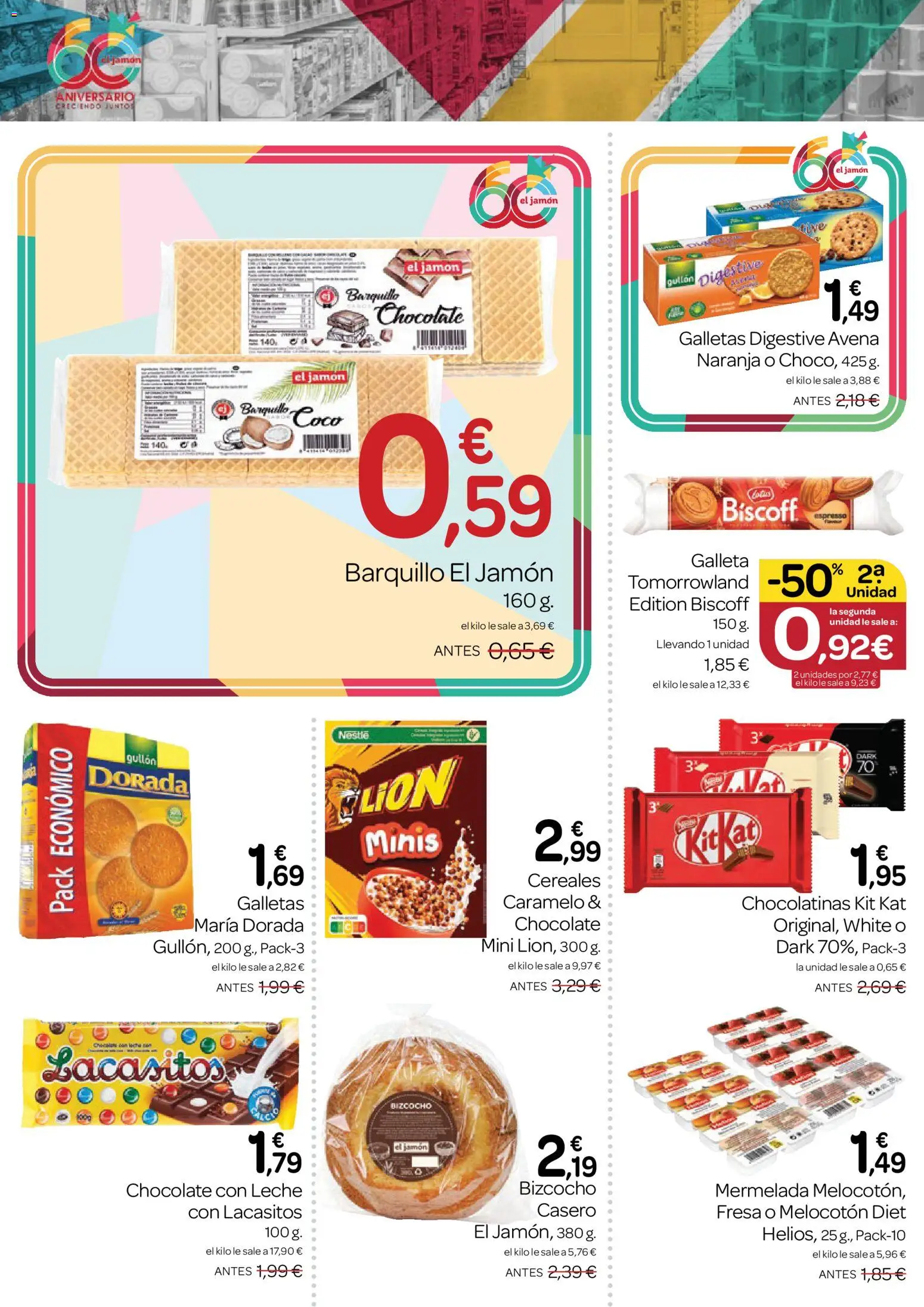 Supermercados El Jamón folleto │ válido desde el 23.04.2026 | Página: 20 | Productos: Leche, Chocolate, Τυρόπιτα, Galletas