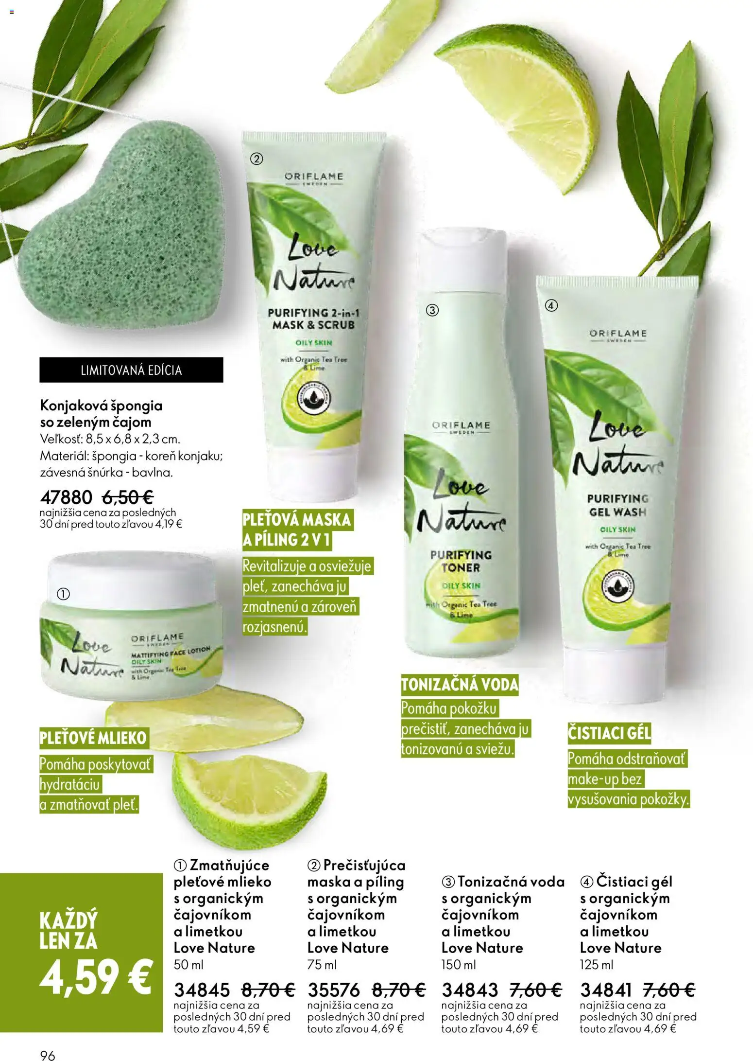 Nové Oriflame akcie – leták je platný od 04.03.2026 | Strana: 96 | Produkty: Mlieko, Maska, Voda, Toner