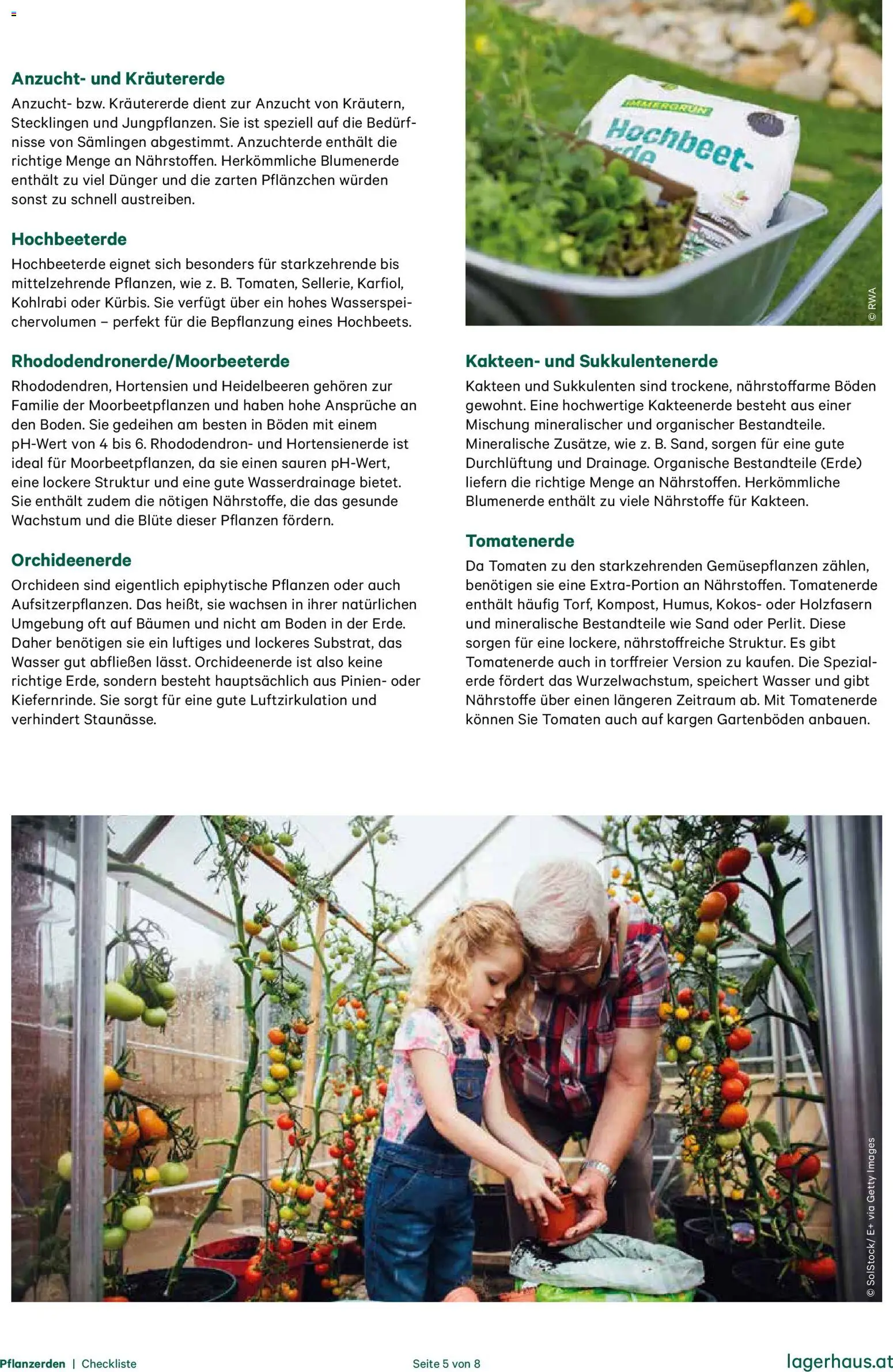 Lagerhaus - Checkliste Pflanzerden gültig ab 13.11.2025 | Seite: 5 | Produkte: Wasser, Tomaten