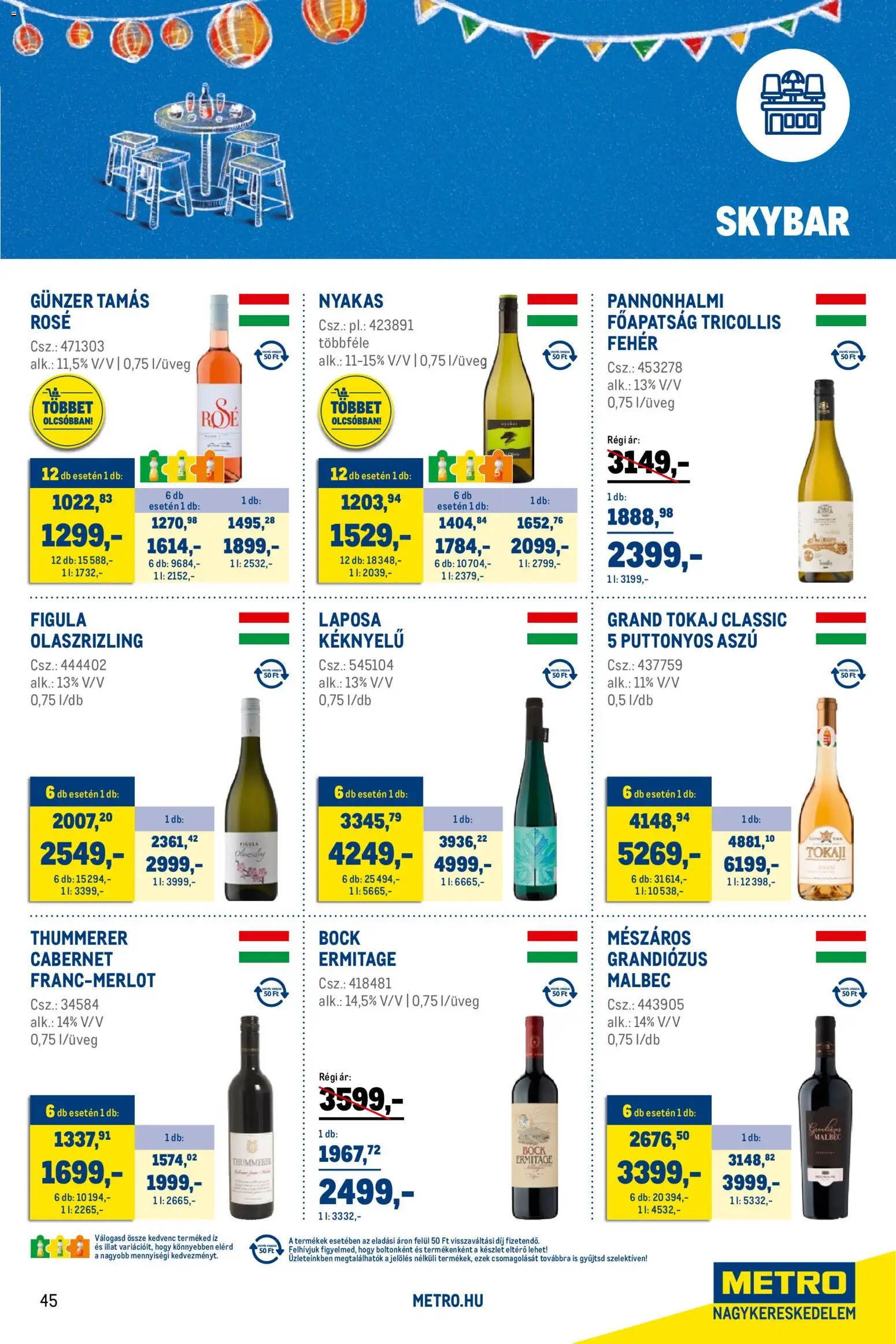 Metro akciós ujság - amely érvényes a következő dátumtól: 03.03.2026 | Oldal: 45