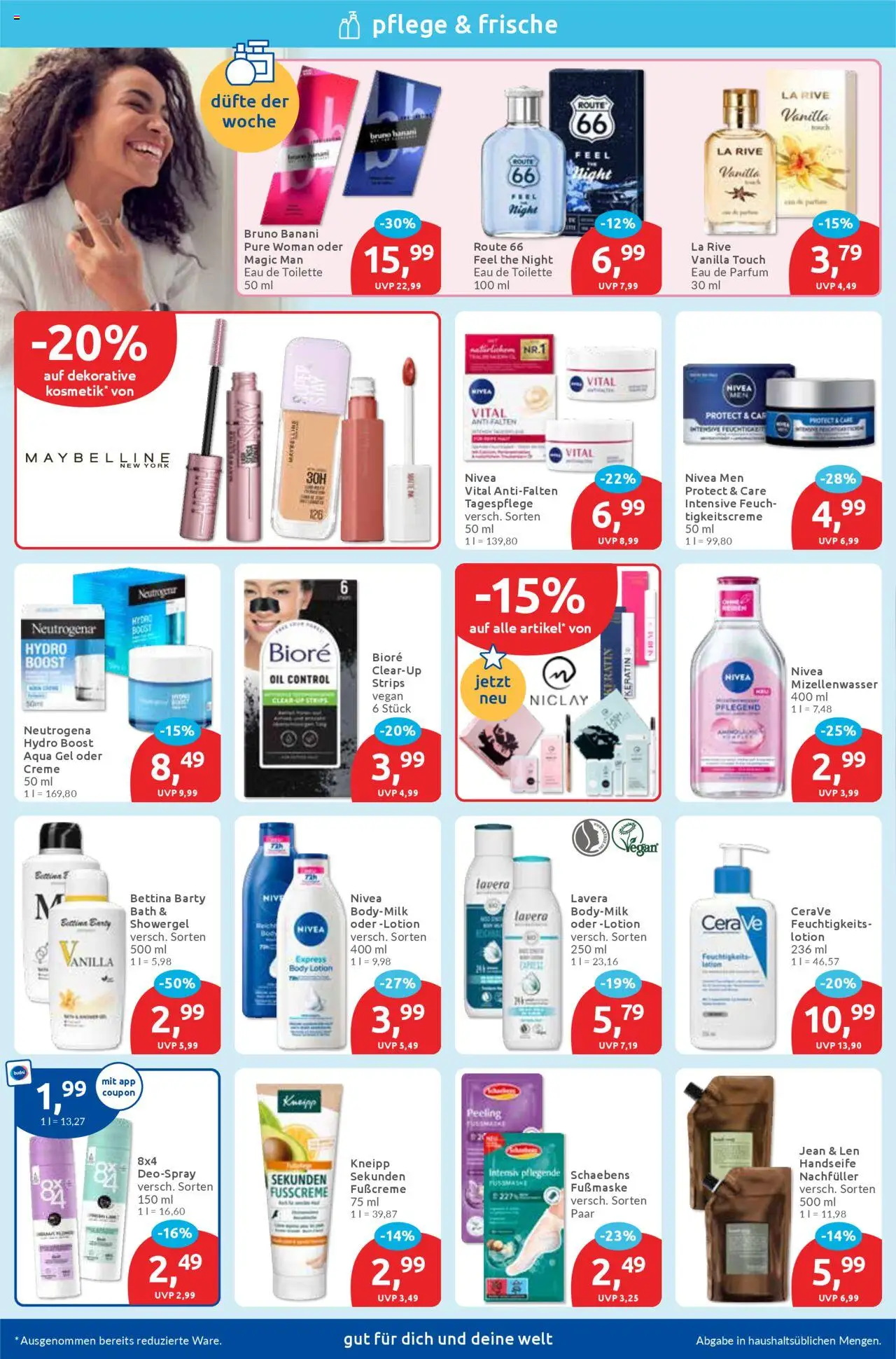 Budni Prospekt 	 – gültig ab 22.09.2025 | Seite: 2 | Produkte: Peeling, Deospray, Eau de Parfum, Fußmaske