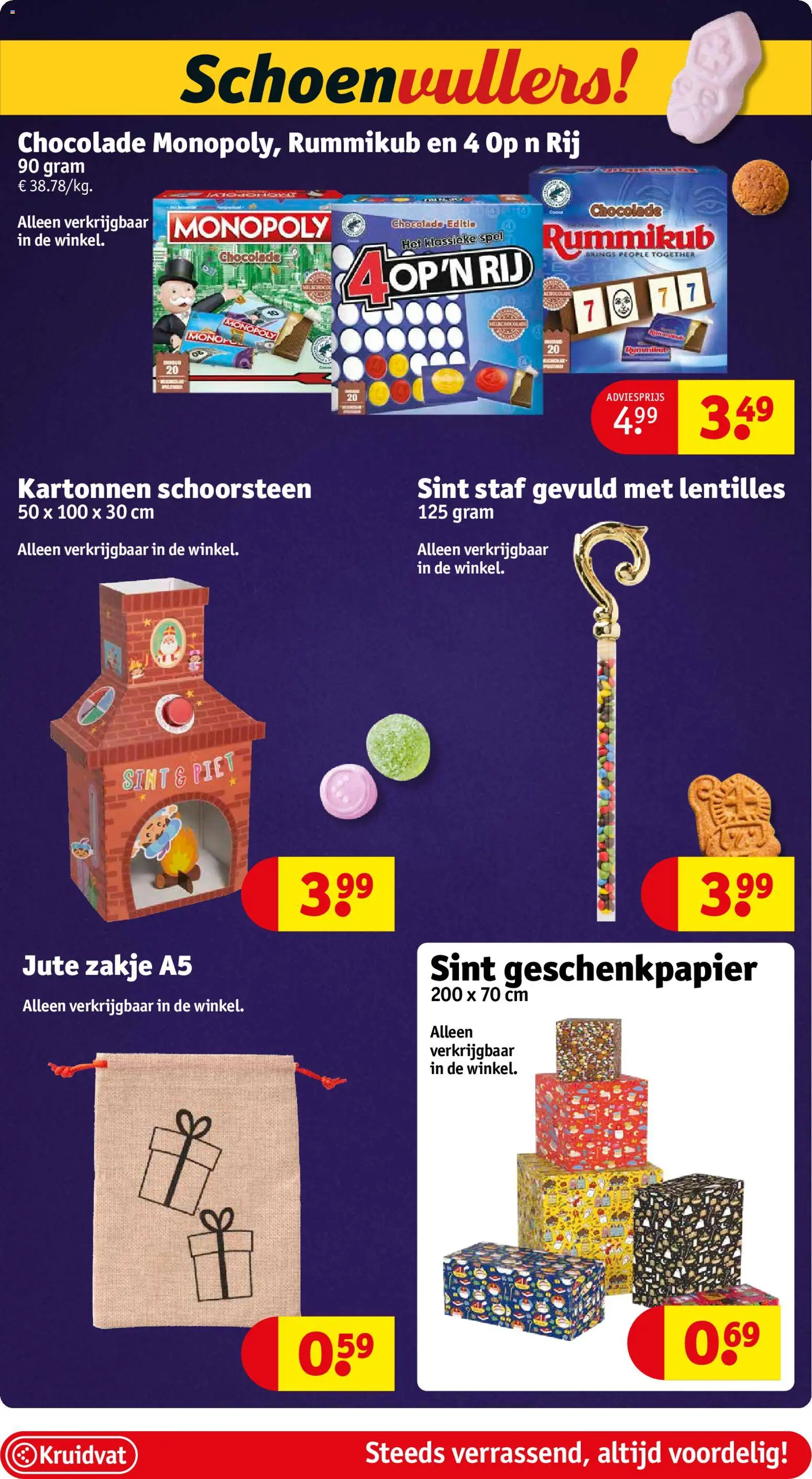 {H1} | Pagina: 5 | Producten: Spel, Chocolade