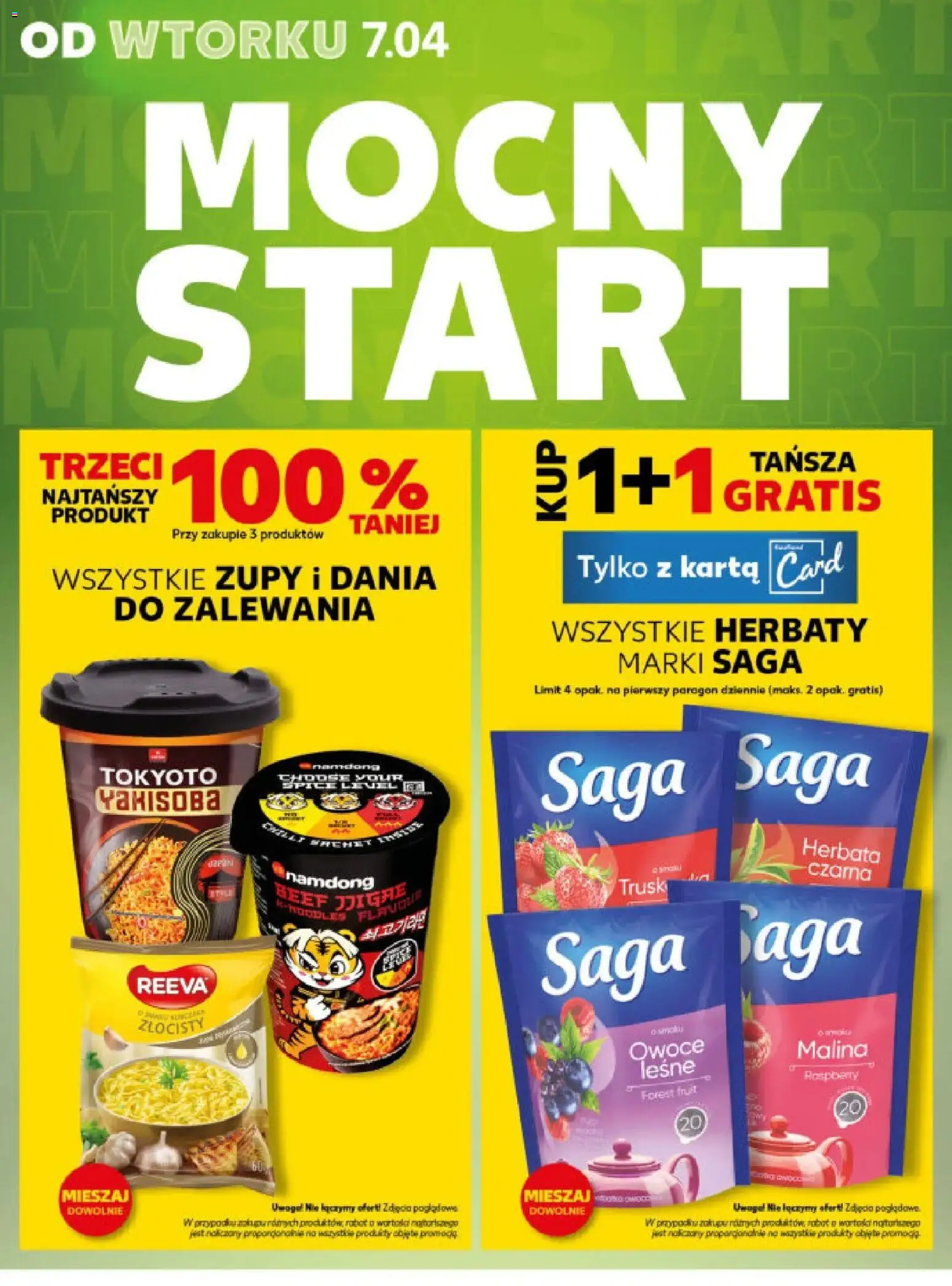 Kaufland gazetka - Mocny start od 07.04.2026 | Strona: 2 | Produkty: Malina, Robot, Herbata, Owoce
