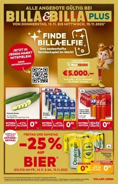 Billa Flugblatt - Wien ab 13.11.2025 gültig