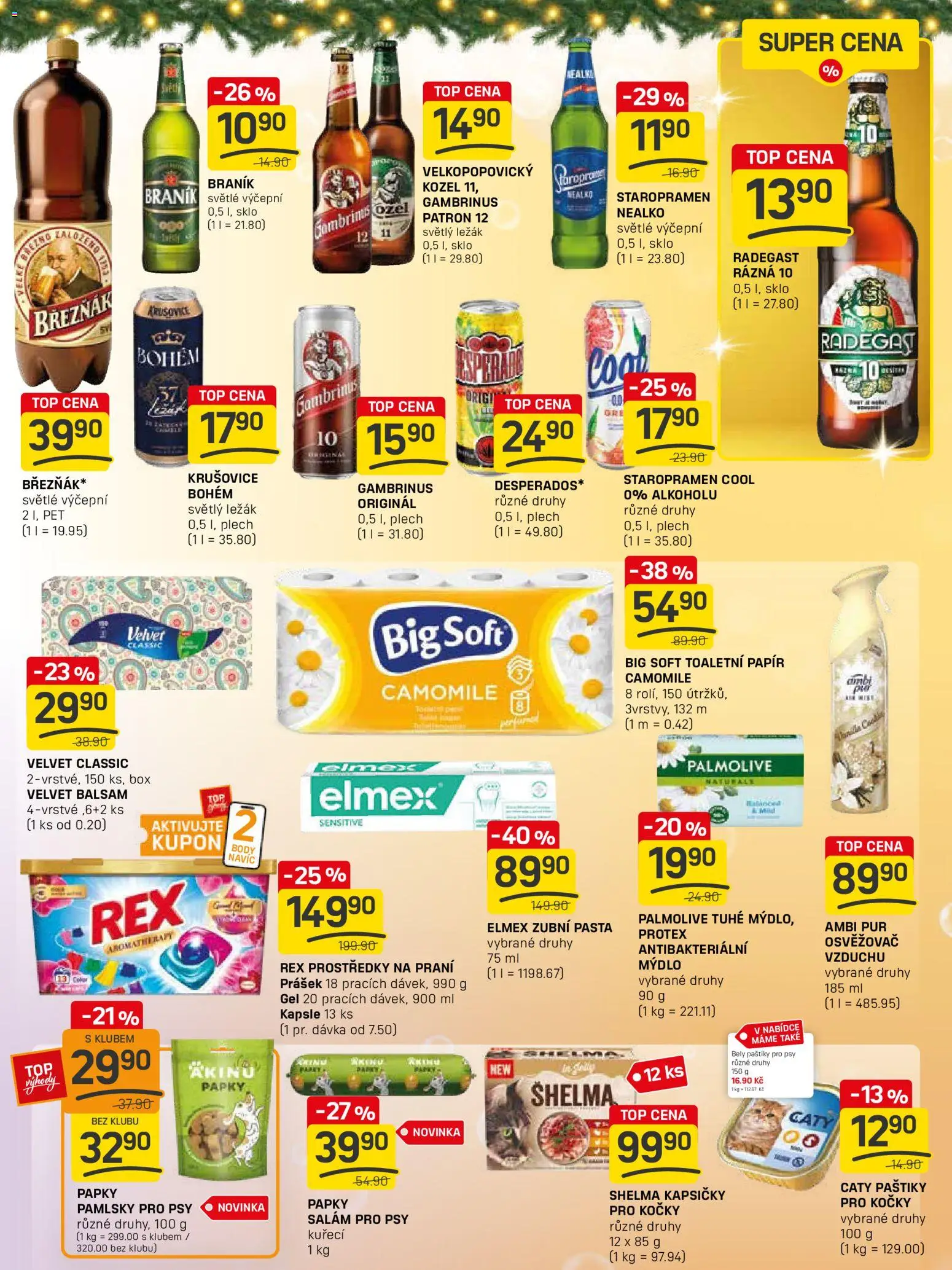 Flop leták - FlopTop od 17.12.2025 | Strana: 11 | Produkty: Párky, Staropramen Cool, Kozel, Radegast Rázna 10