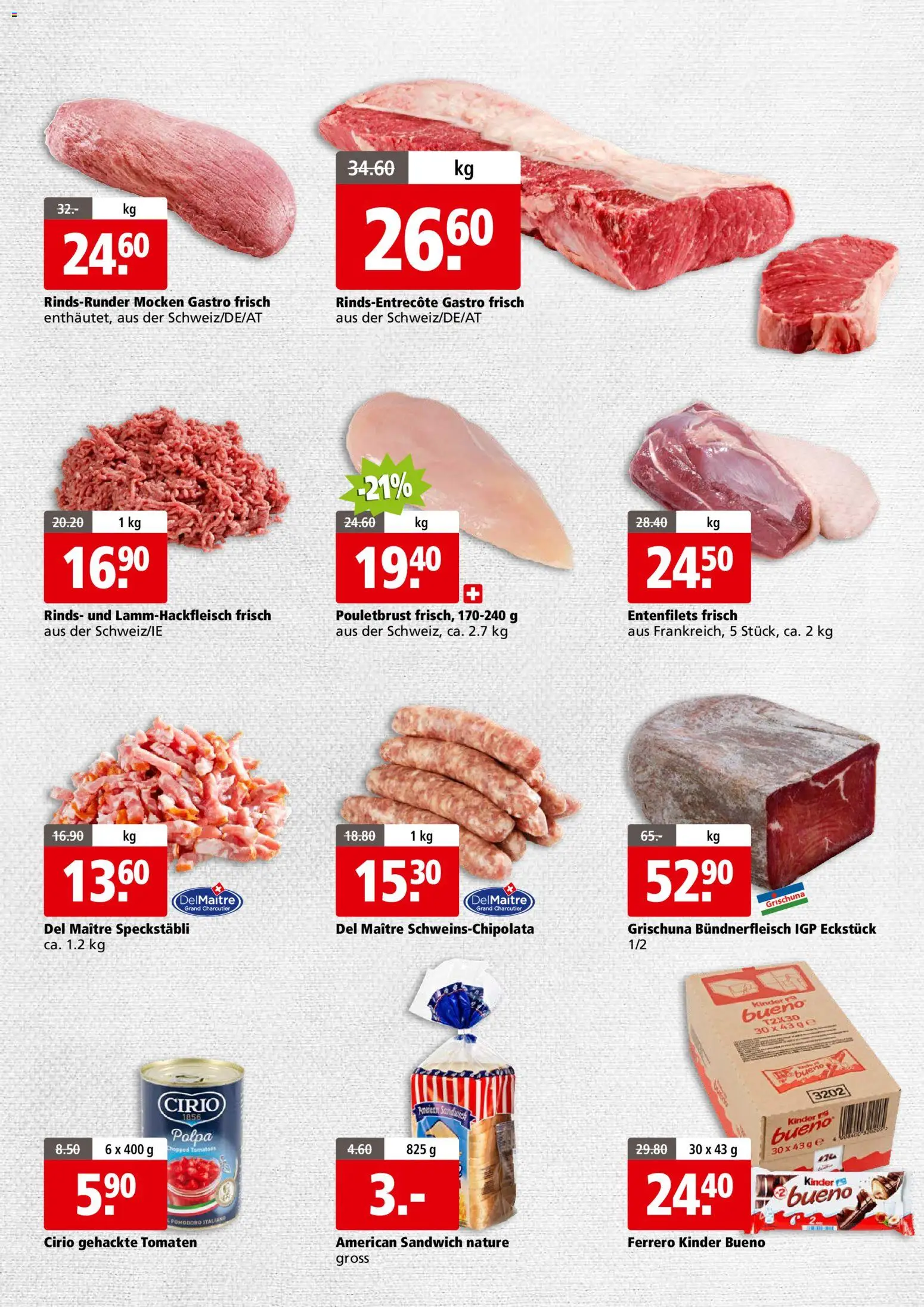 Aligro Aktionen Business Chavannes, Matran, Genf, Sitten – gültig ab 05.01.2026 | Seite: 3 | Produkte: Pouletbrust, Tomaten