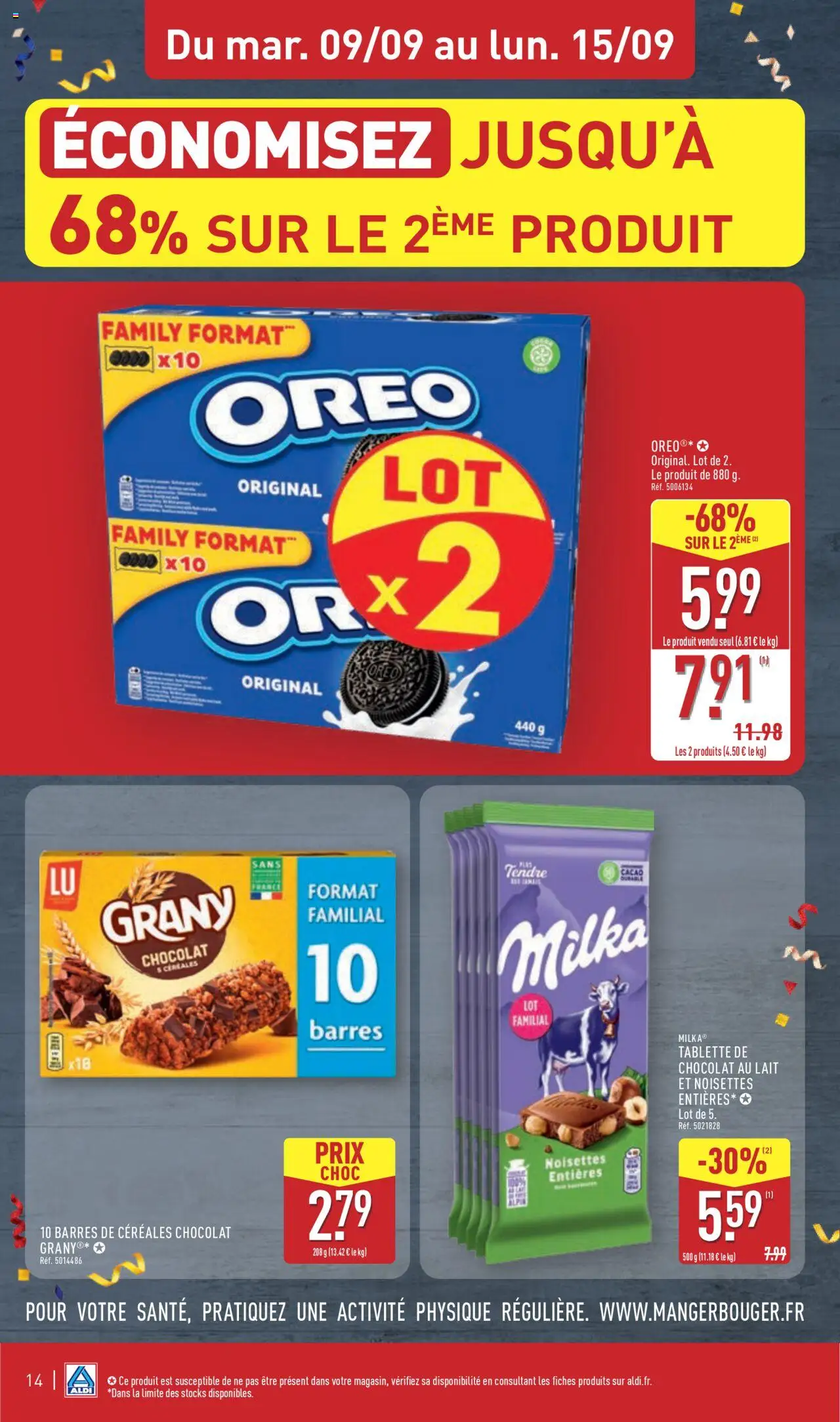 | Page: 17 | Produits: Tablette, Noisettes, Chocolat, Céréales