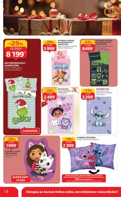 Auchan - Karácsonyi ajándék ajánlataink - amely érvényes a következő dátumtól: 13.11.2025 | Oldal: 14