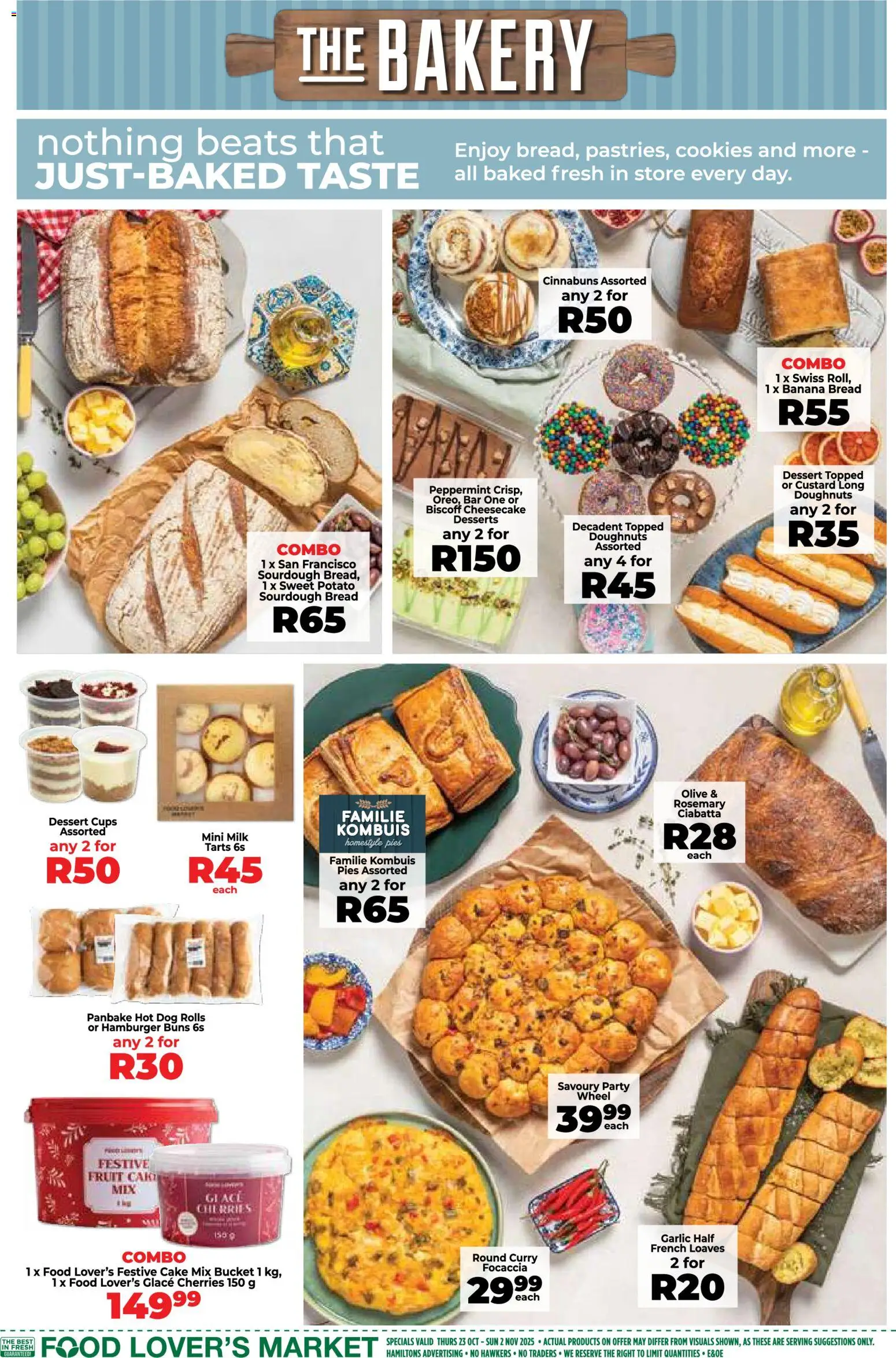 New Food Lover's Market catalogue – valid from 23.10.2025 | Page: 5 | Products: Custard, Pó talco, Fruit, Garlic