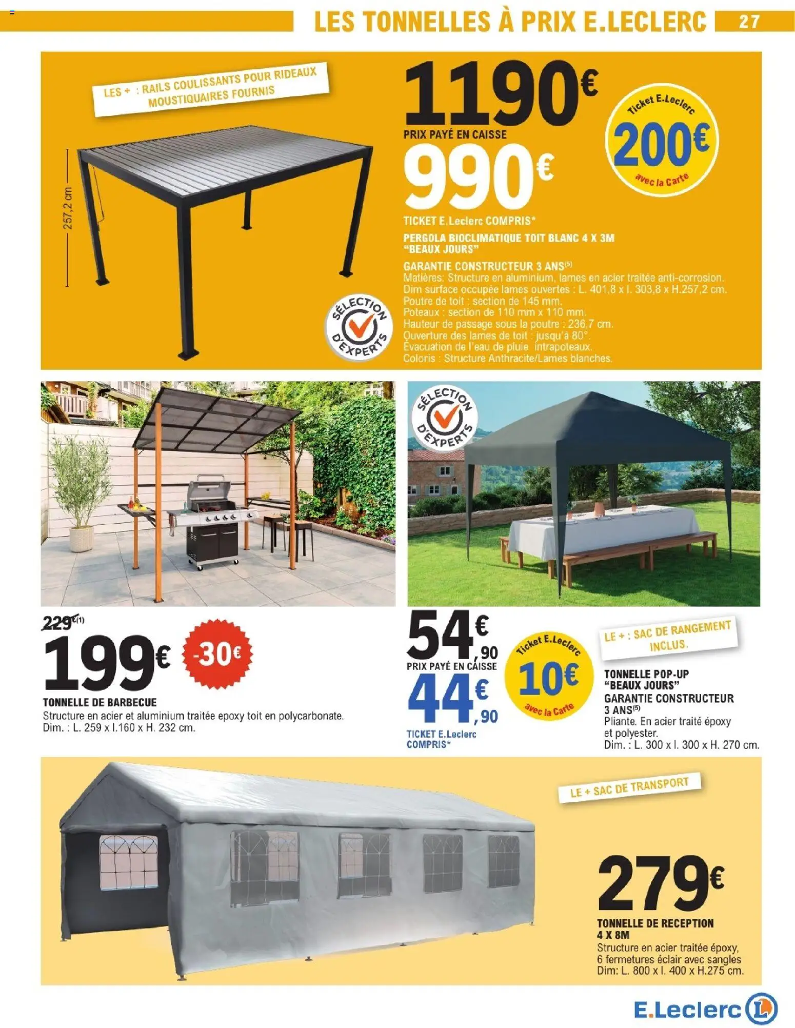 {H1} | Page: 27 | Produits: Sac, Barbecue, Sac de transport, Pergola