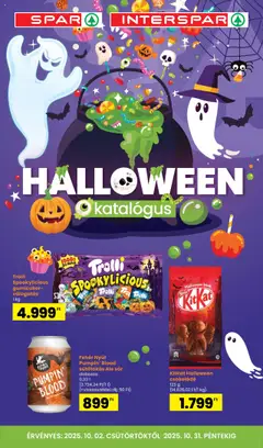 Spar Halloween katalógus - amely érvényes a következő dátumtól: 02.10.2025