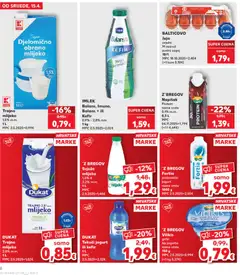 Trajno mlijeko, 1,5% m.m. 1L - Pregled kataloga iz trgovine Kaufland, vrijedi od 15.04.2026 | Stranica: 8