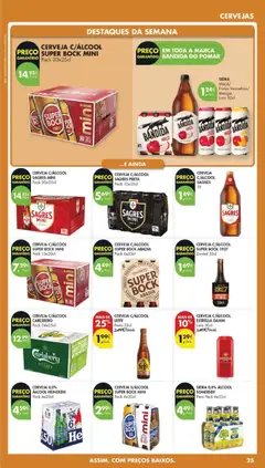Pré-visualização SUPER BOCK MINI, CERVEJA C/ÁLCOOL Pack 30x25cl válido de 10.03.2026 | Página: 29