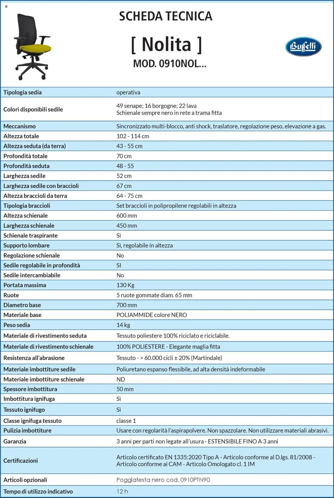 Volantino Buffetti del 28.06.2025 | Pagina: 82 | Prodotti: Braccioli, Sedia, Terra