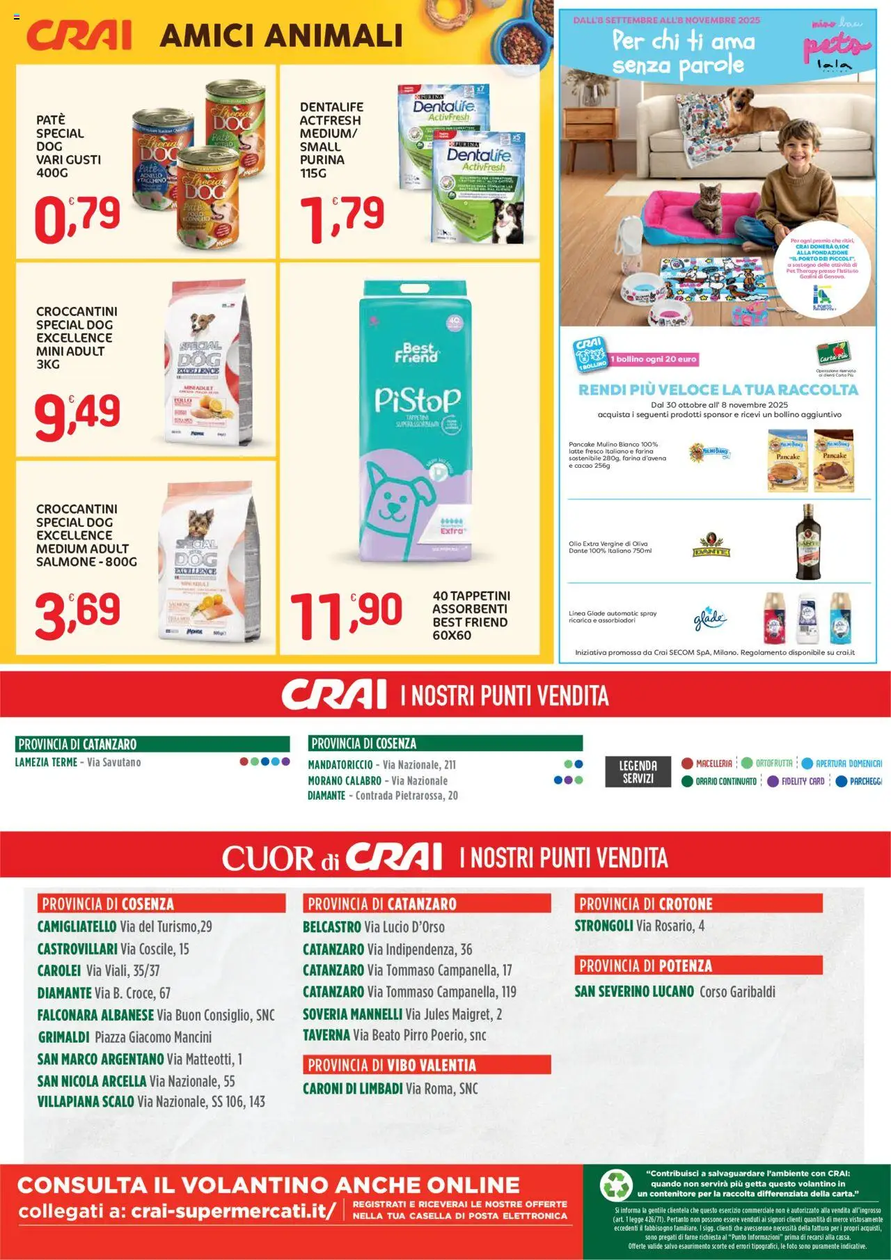 Volantino CRAI del 16.10.2025 | Pagina: 12 | Prodotti: Salmone, Latte, Olio extra vergine, Agnello