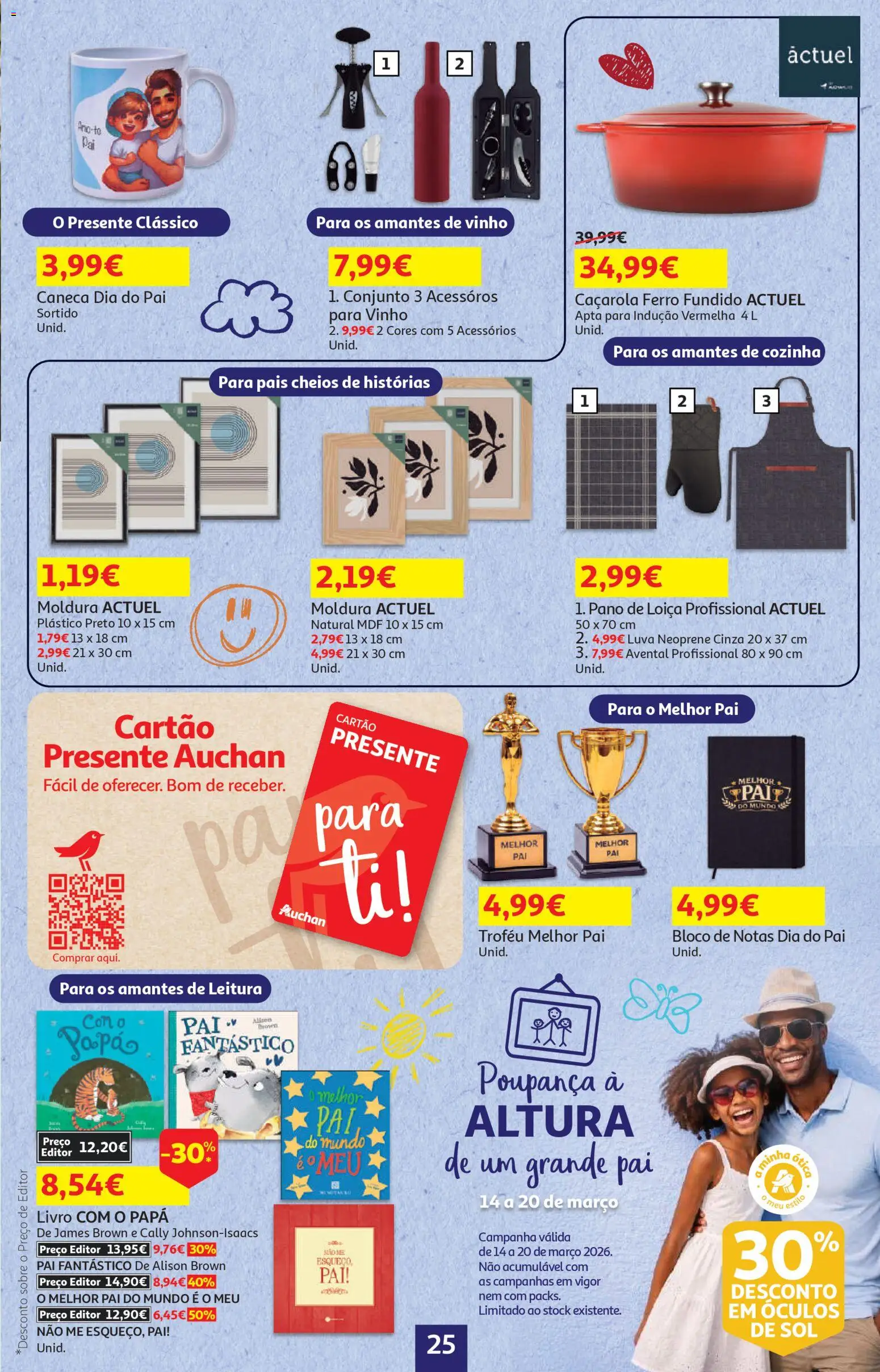 Auchan - Páscoa │ válido de 13.03.2026 | Página: 25 | Produtos: Óculos, Moldura, Ferro, Vinho