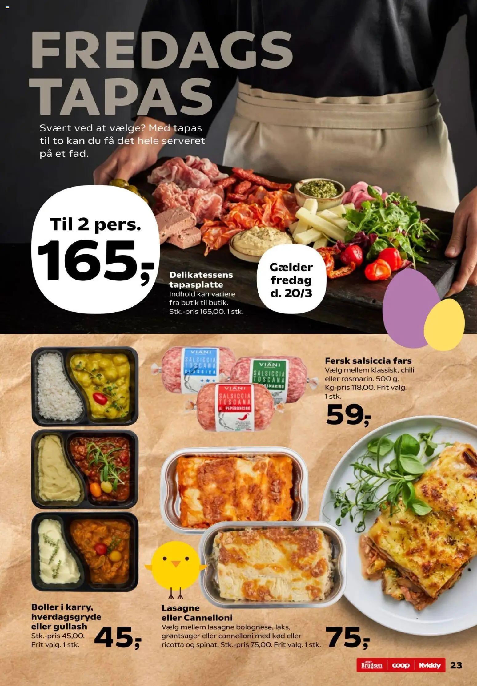 Kvickly tilbudsavis – gyldig fra 20.03.2026 | Side: 23 | Produkter: Carpete