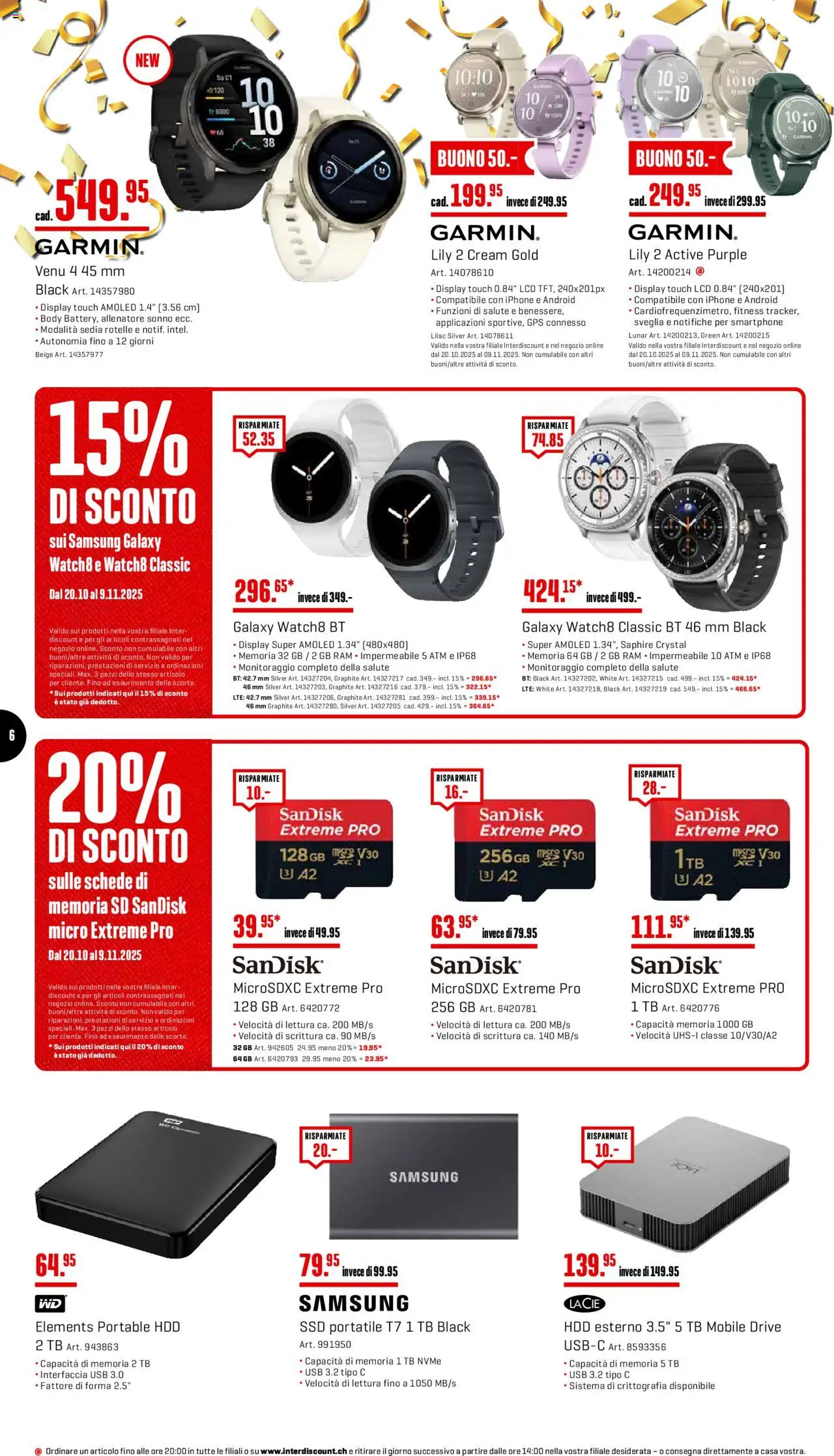 Interdiscount Aktionen IT – gültig ab 20.10.2025 | Seite: 6 | Produkte: Smartphone, Samsung, Iphone, Usb
