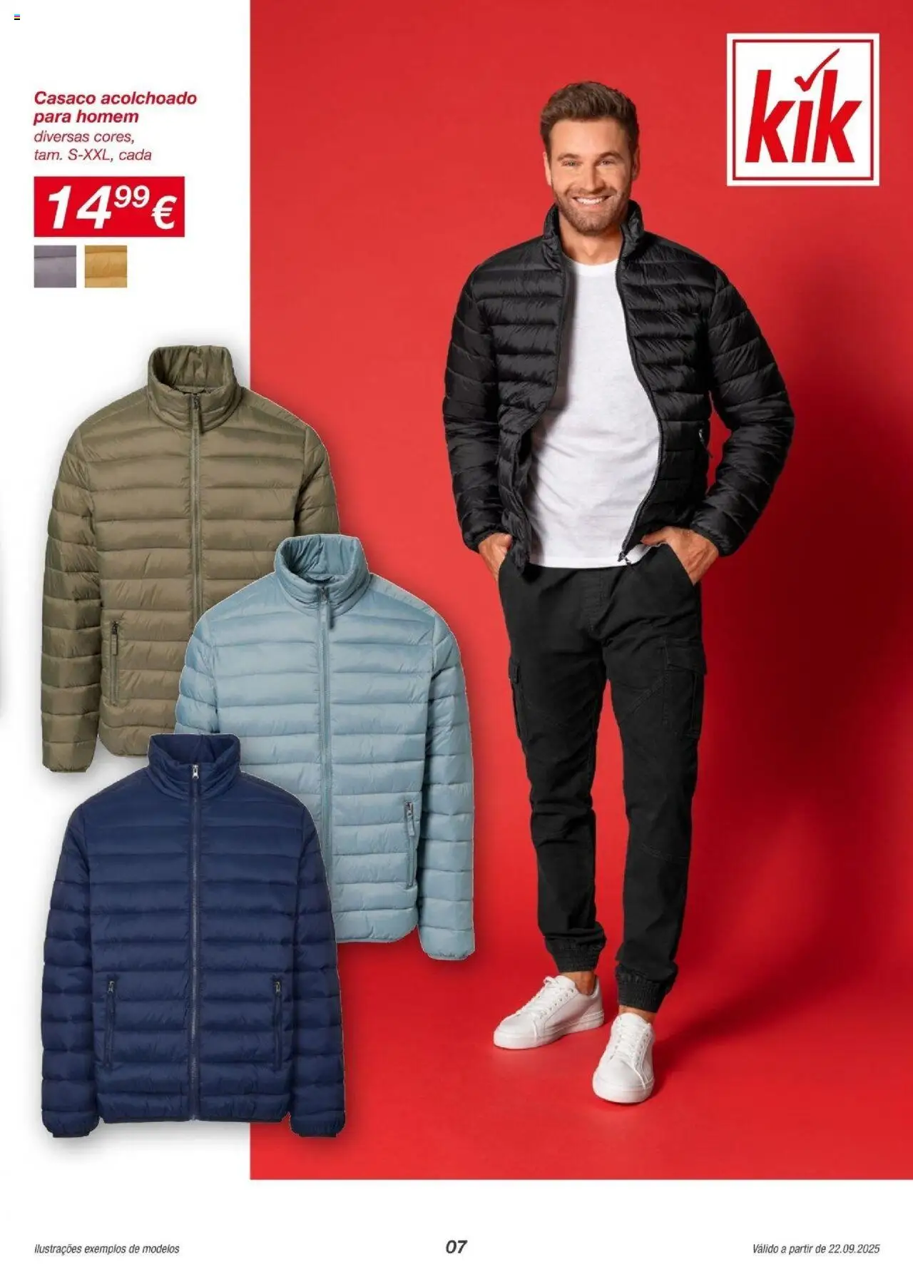 KIK - folheto  │ válido de 21.09.2025 | Página: 7 | Produtos: Casaco