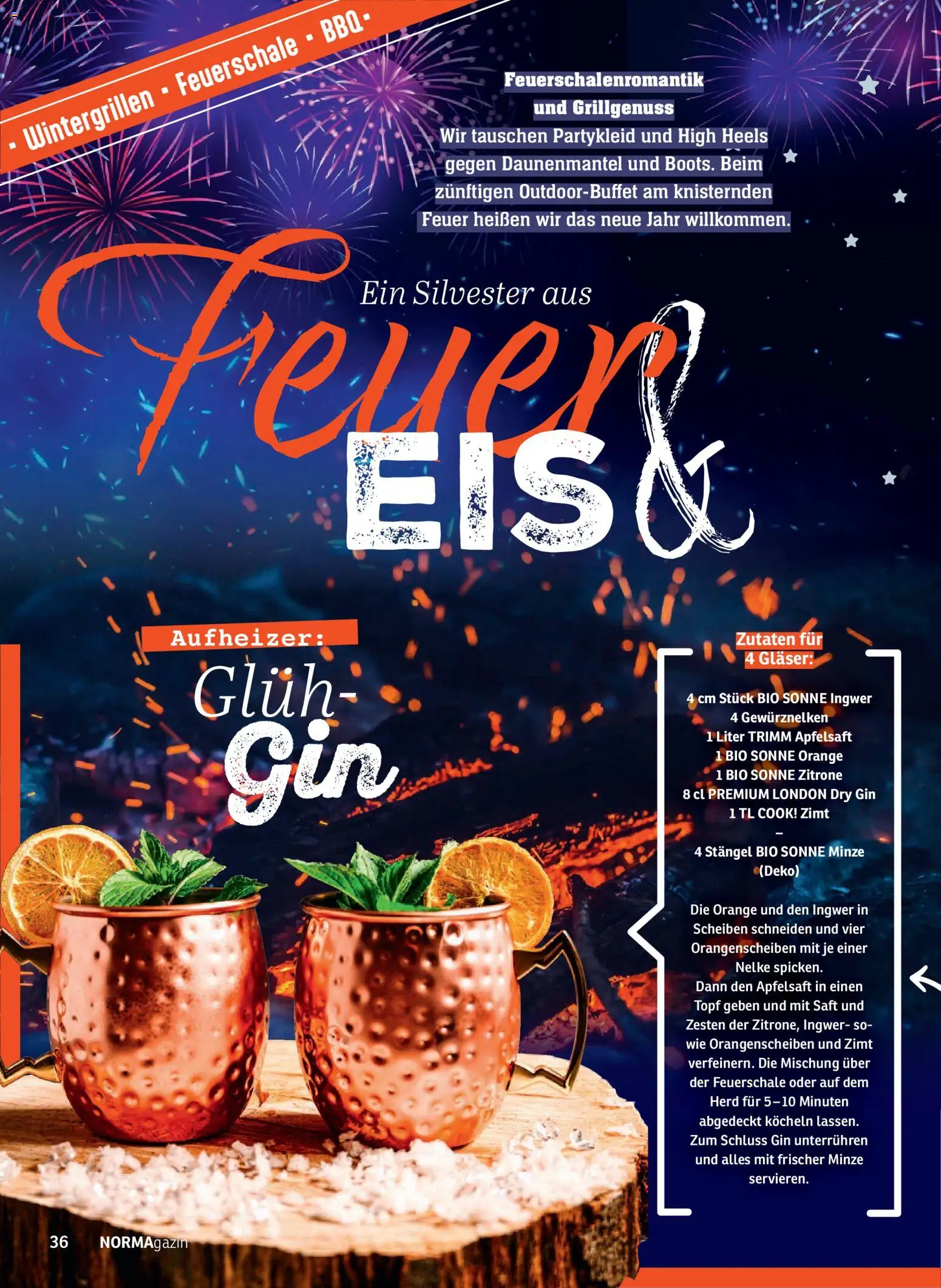 Norma NORMAgazin November/Dezember 2025 – gültig ab 01.11.2025 | Seite: 36 | Produkte: Apfelsaft, High Heels, Saft, Gin