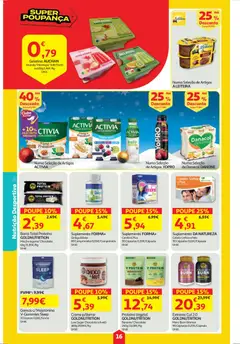 Pré-visualização Auchan folheto válido de 18.12.2025 | Página: 16 | Produtos: Probióticos, Chocolate, Melatonina, Proteina