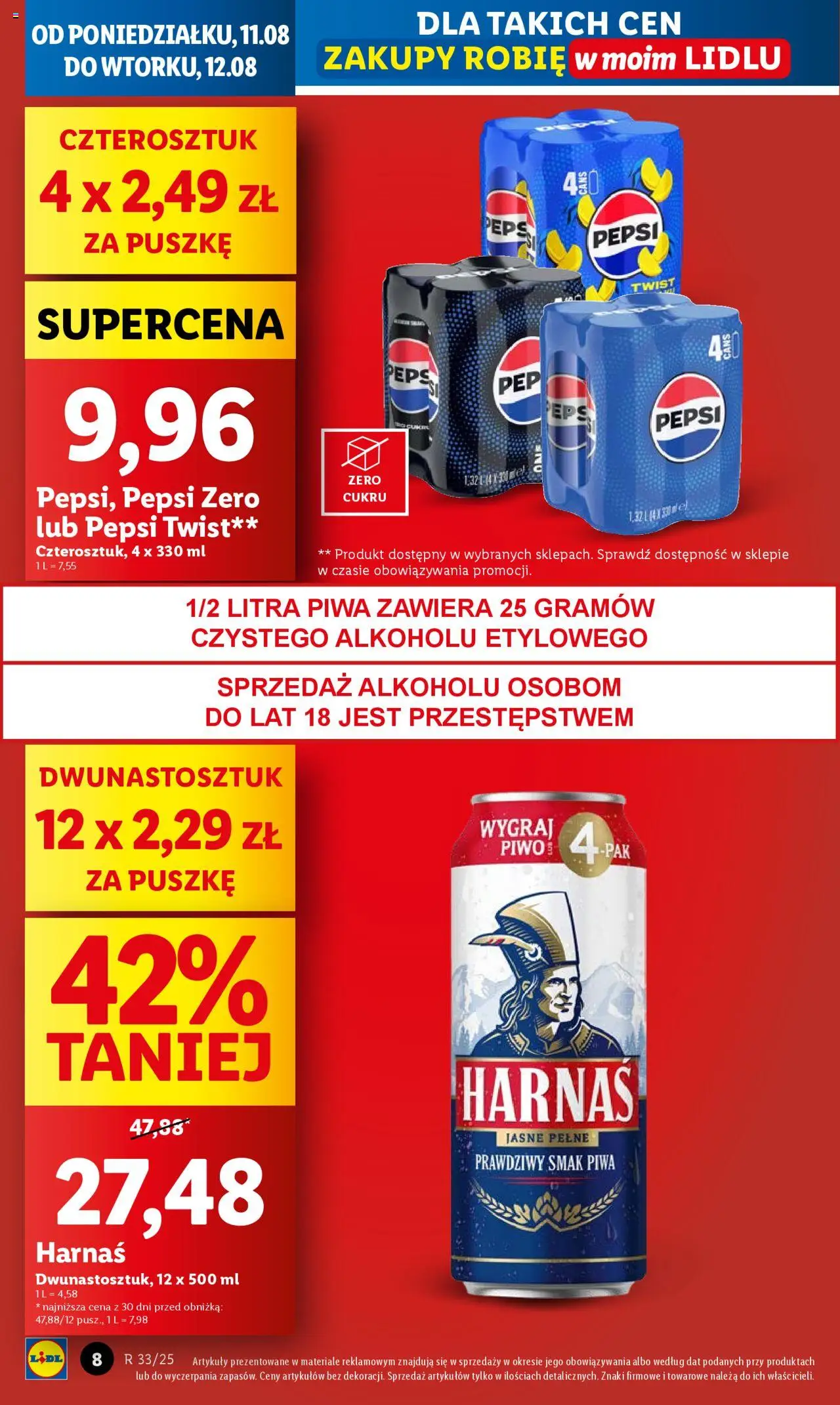Lidl Gazetka od 11.08.2025 | Strona: 8