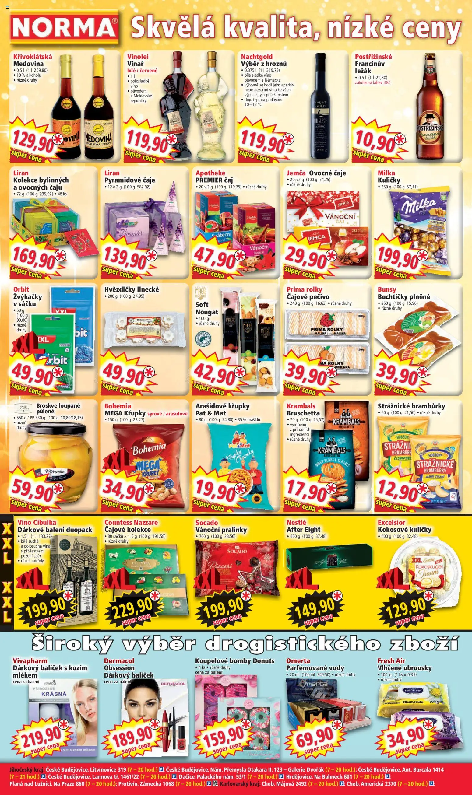 Norma leták od 01.12.2025 | Strana: 4 | Produkty: Bruschetta, Pečivo, Láhev, After Eight