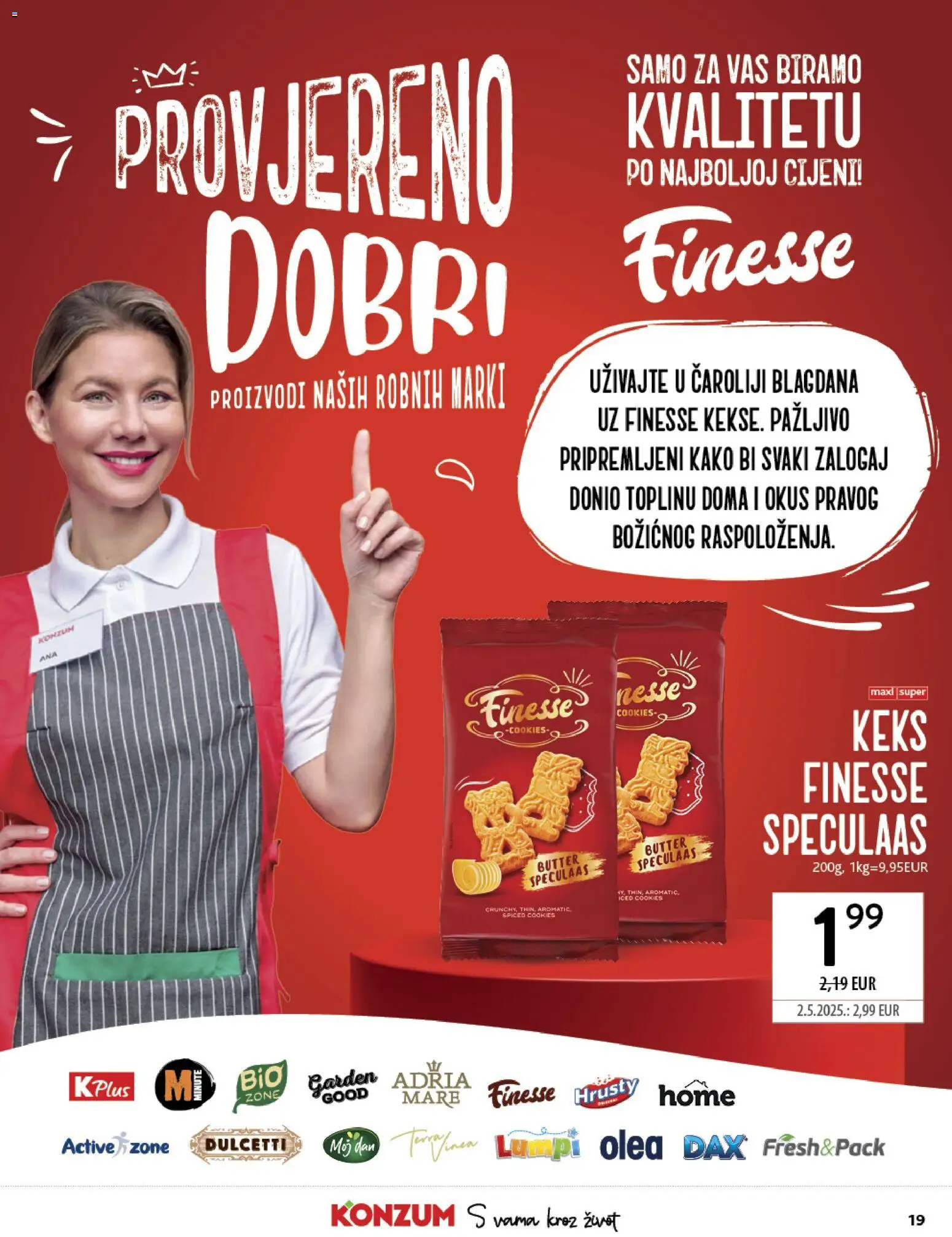 Konzum katalog | vrijedi od 26.11.2025 | Stranica: 19 | Proizvodi: Keks