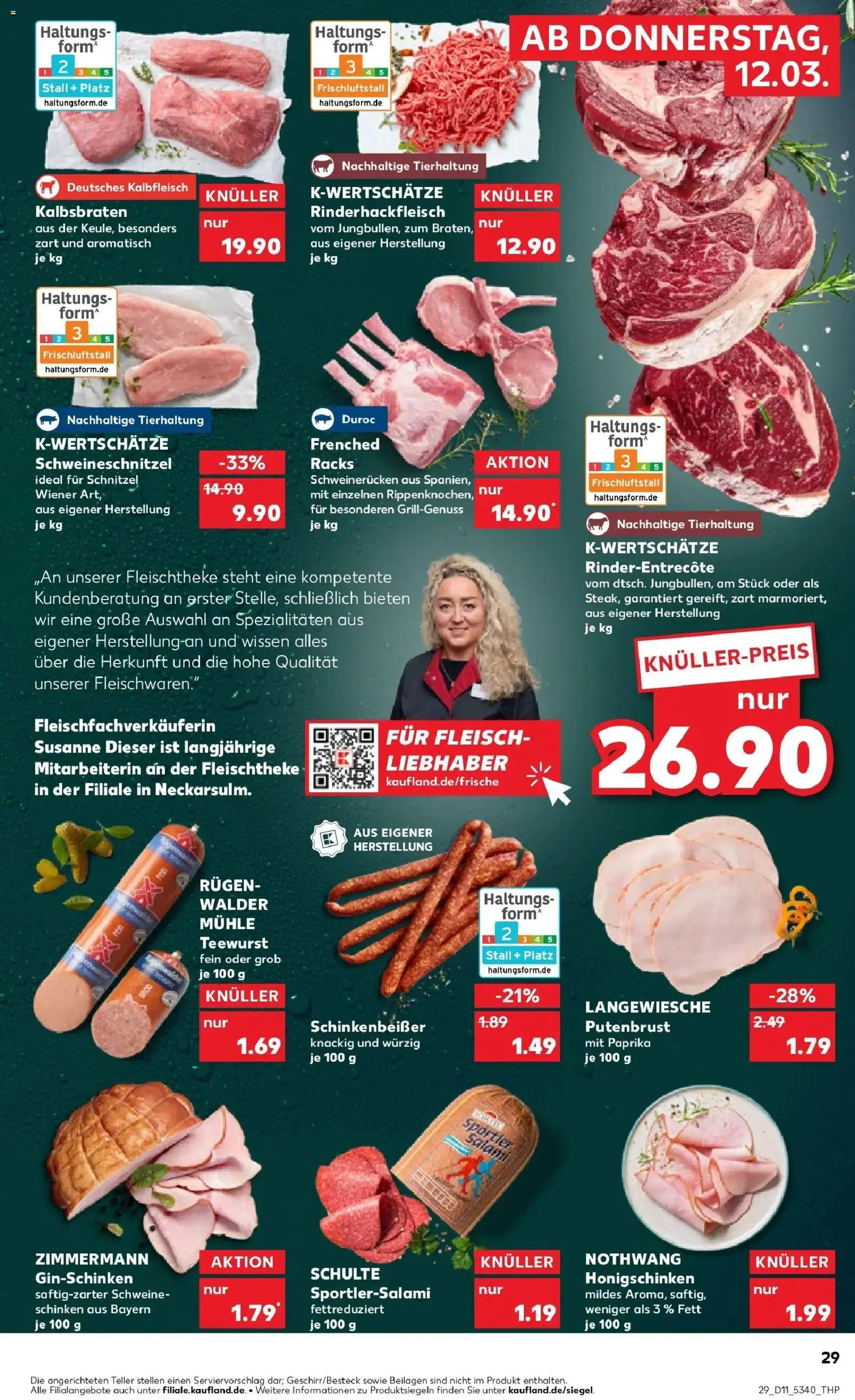 Kaufland Prospekt Tuttlingen	 – gültig ab 09.03.2026 | Seite: 41 | Produkte: Mühle, Salami, Schinken, Fleisch